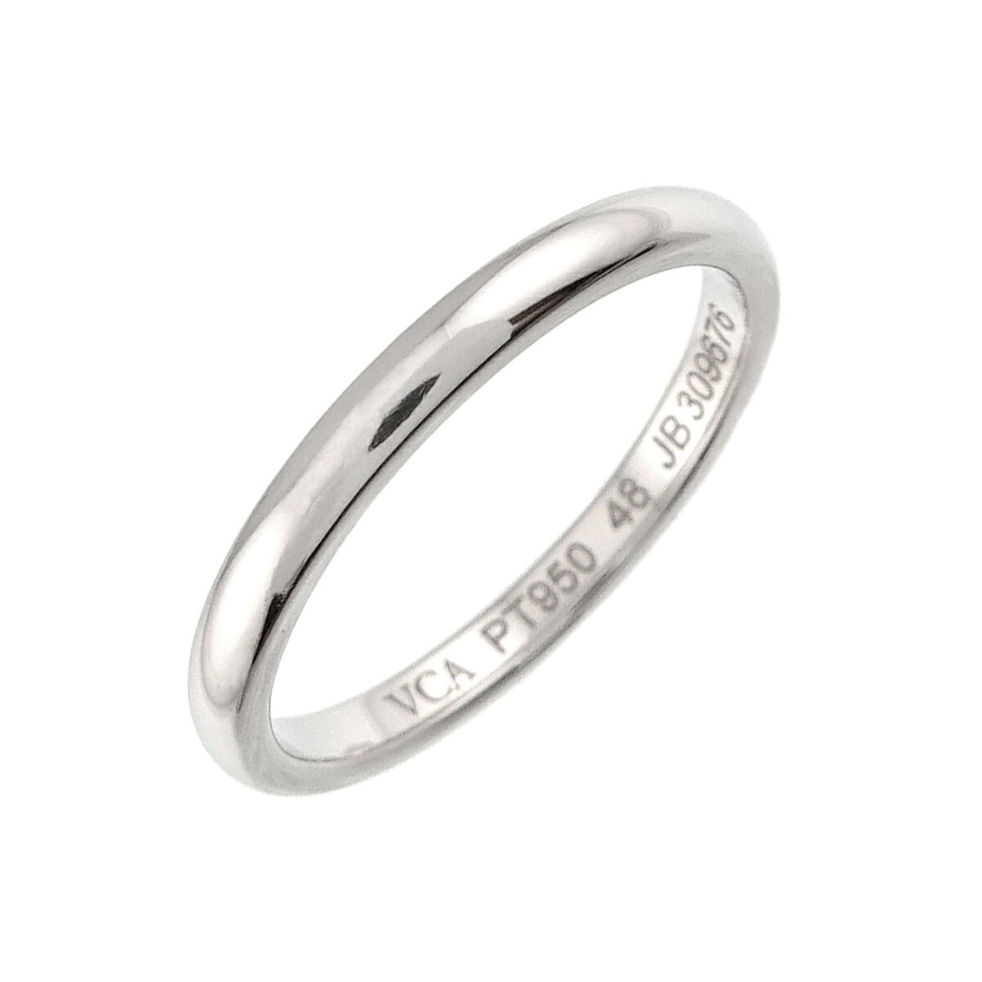 Van Cleef & Arpels Van Cleef & Arpels Tendrement #48 Ring, 2mm wide, Platinum. Size ONE SIZE - 1 Thumbnail