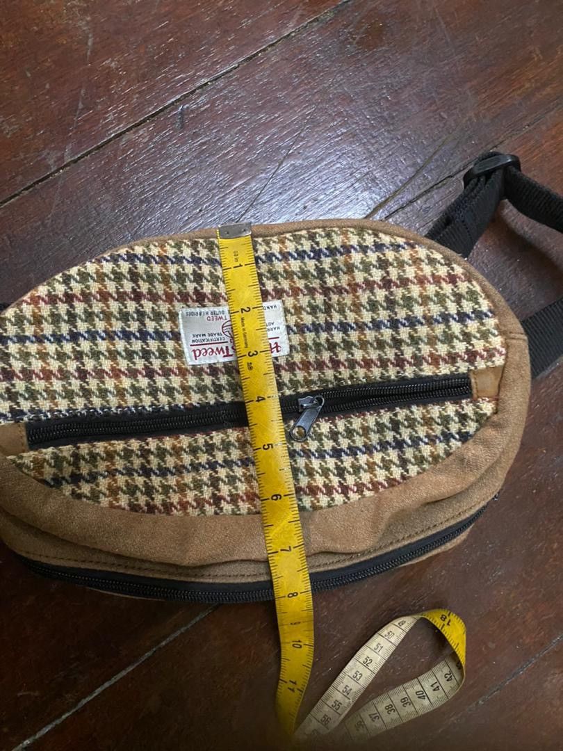 Designer × Harris Tweed Unisex🔥Harris tweed waist bag Size ONE SIZE - 7 Thumbnail