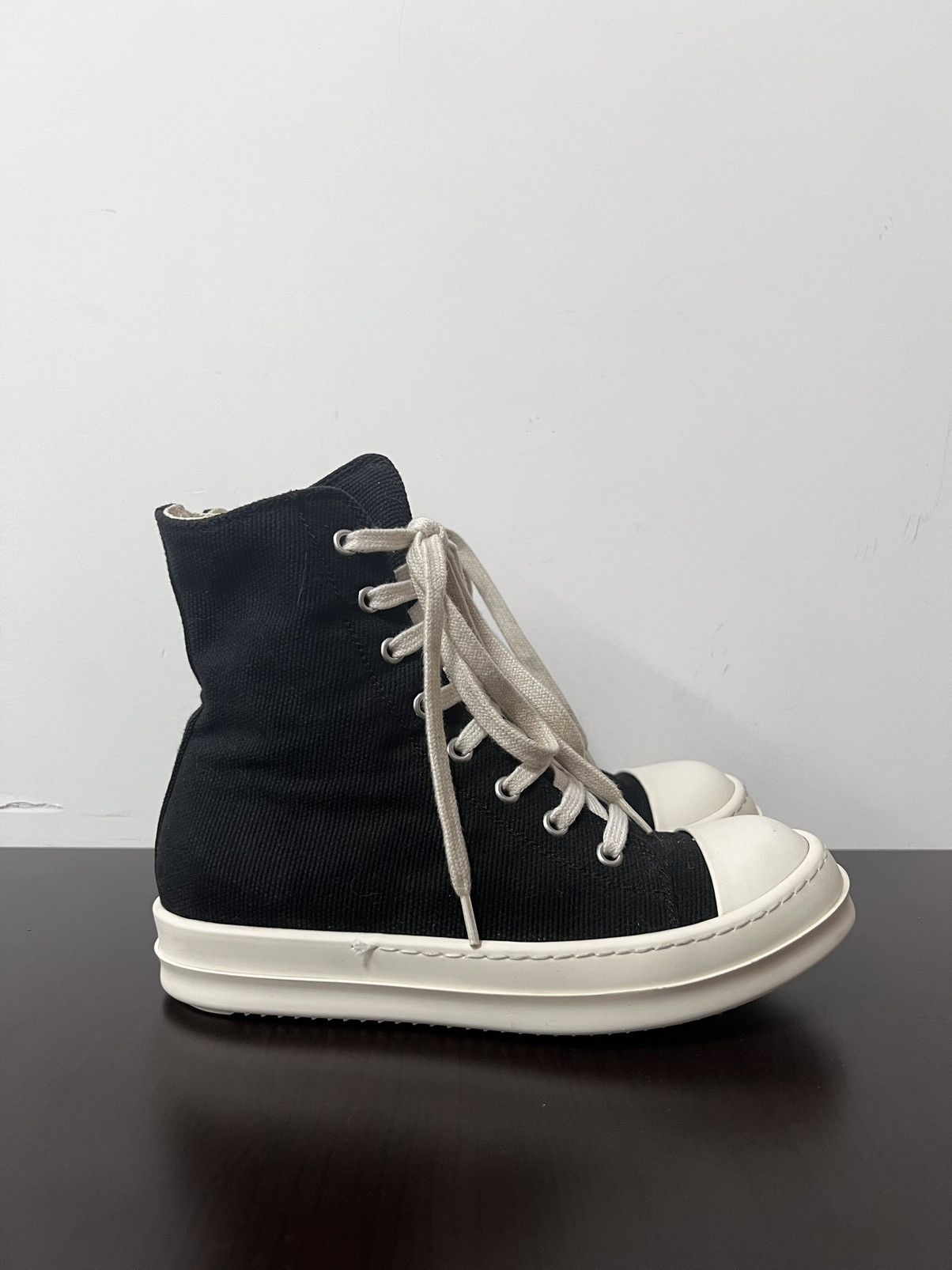 Rick Owens Drkshdw Rick owens ramones high top sneakers sz 36 Size US 6 / IT 36 - 5 Thumbnail
