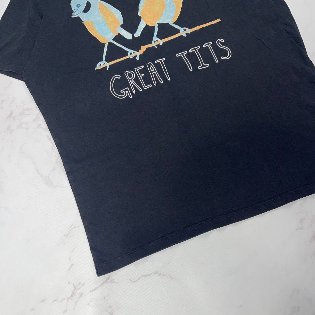 Diesel Diesel Birds “Great Tits” T-Shirt Avant garde Y2K Size L Size US L / EU 52-54 / 3 - 8 Thumbnail