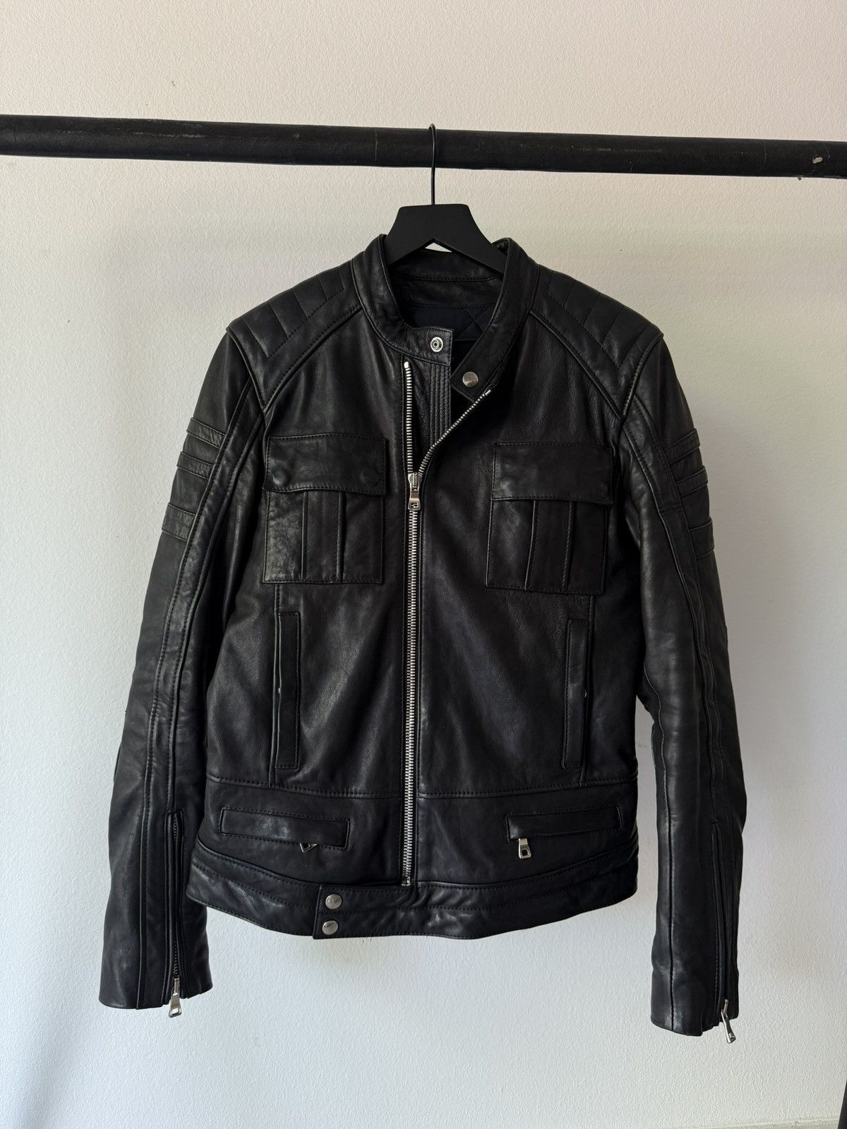 Balmain Balmain FW12 Leather Moto Jacket Size US M / EU 48-50 / 2 - 2 Thumbnail