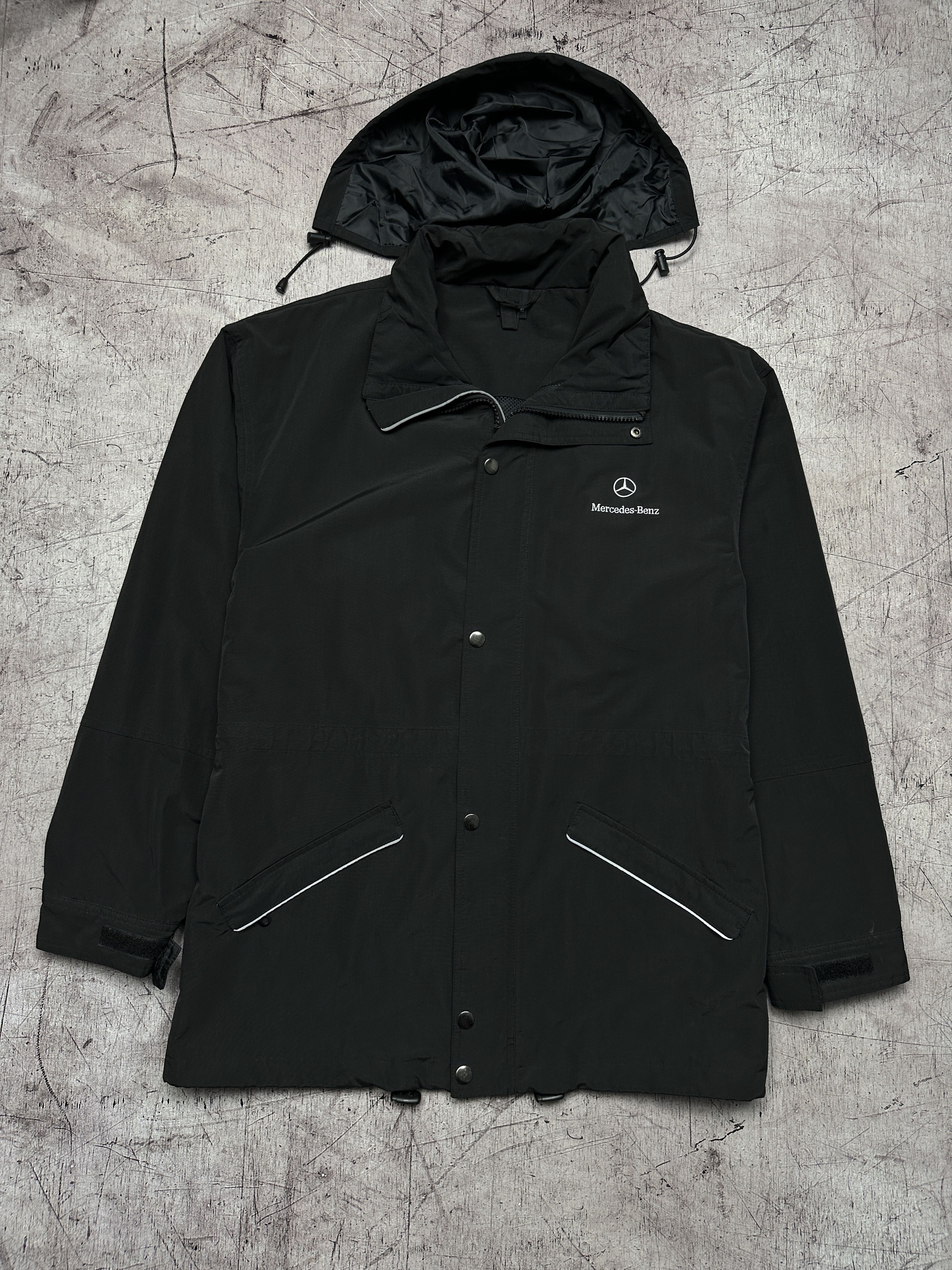 Mercedes-Benz Mercedes Benz 90s Vintage Rare Racing Nylon Jacket Size US L / EU 52-54 / 3 - 1 Thumbnail