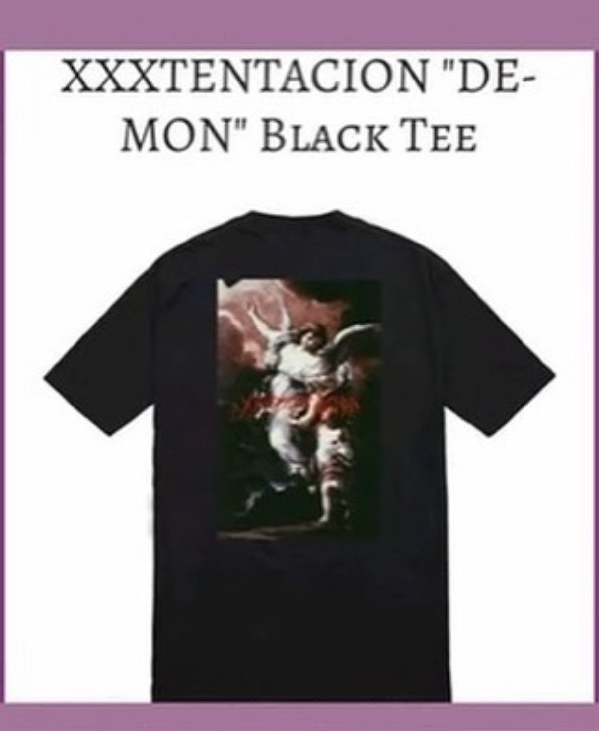 Revenge (DS)(L) Revenge XXXTENTACION Demon Tee Size US L / EU 52-54 / 3 - 6 Thumbnail