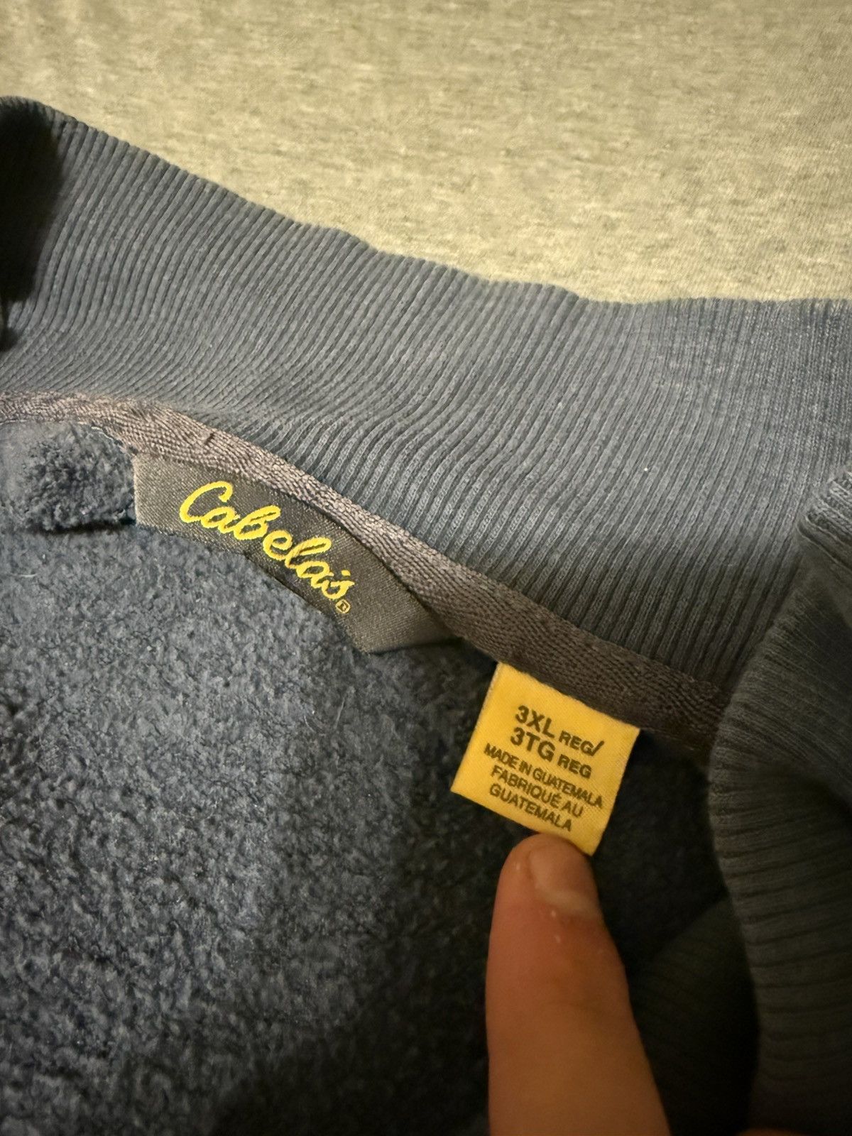 Cabelas Vintage Cabela’s Quarter Zip Sweatshirt Size US XXL / EU 58 / 5 - 3 Thumbnail