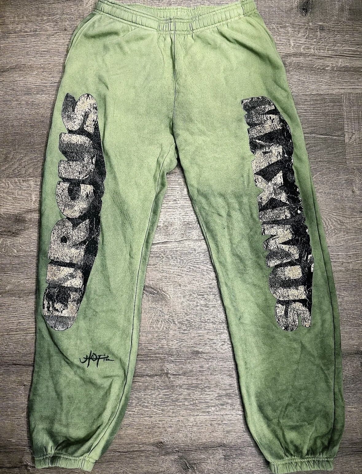 Travis Scott Travis Scott Circus Maximus Green Sweatpants Utopia Tour Size US 32 / EU 48 - 4 Thumbnail