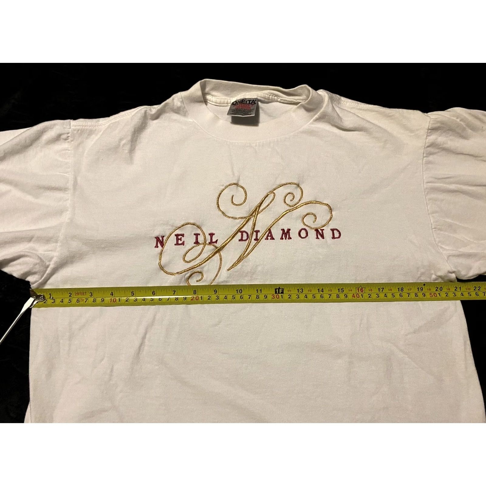Vintage VTG Neil Diamond Men’s Large Shirt Embroidered Oneida 1990s Collectible Size US L / EU 52-54 / 3 - 6 Thumbnail