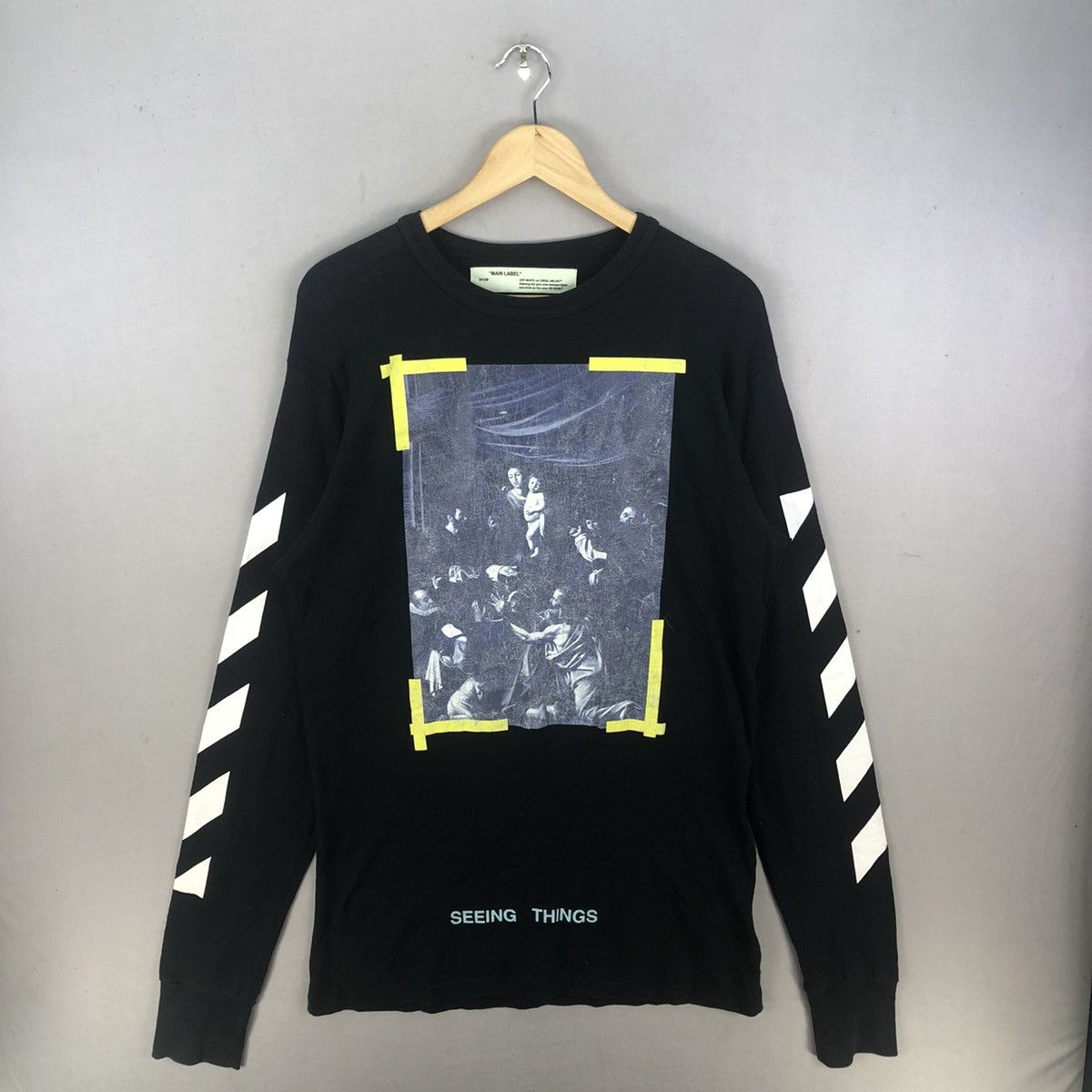 Off-White Off-White F/W 2017 “ Caravaggio Seeing Things “ Long Sleeve Size US S / EU 44-46 / 1 - 1 Thumbnail
