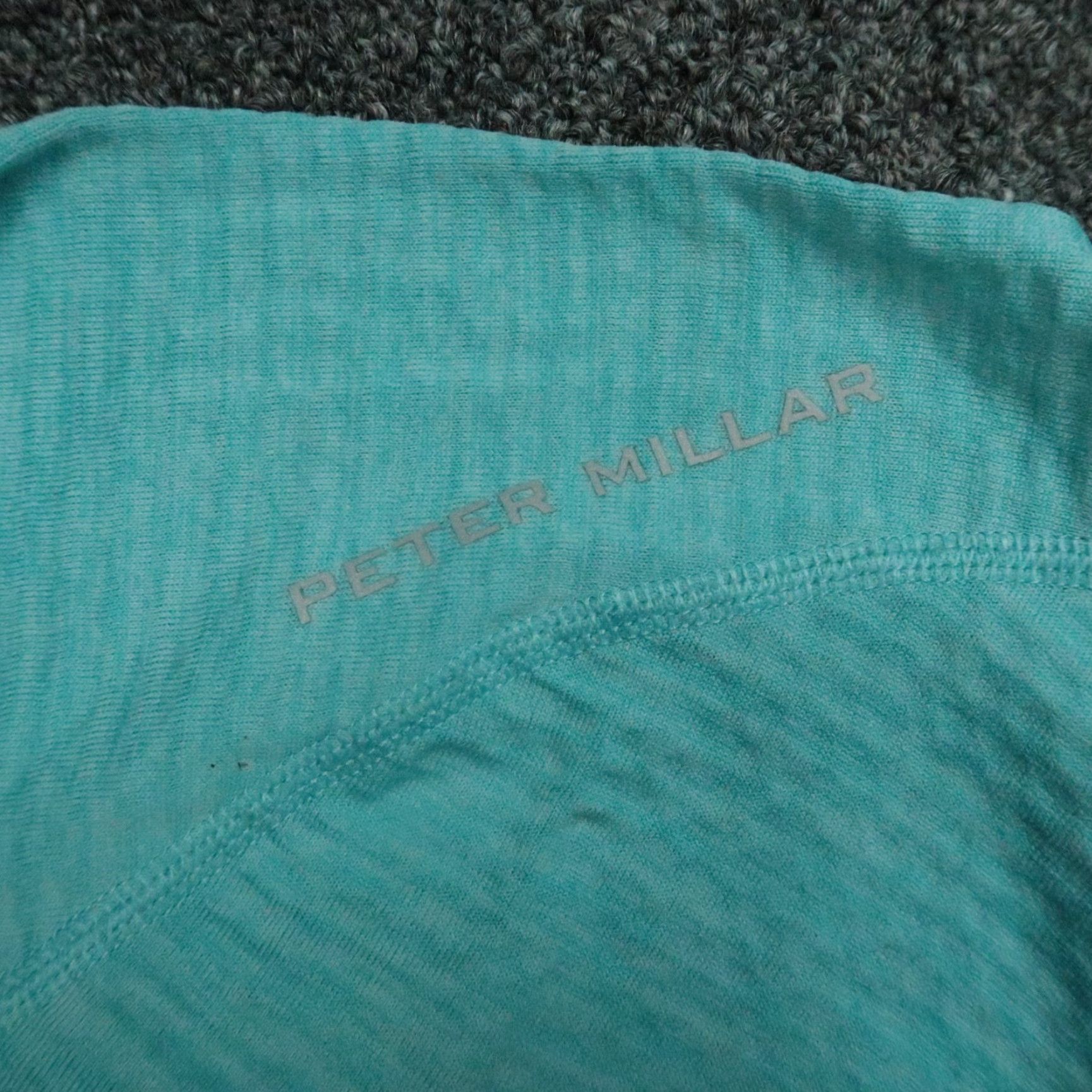 Peter Millar Peter Millar Pullover Mens Small Blue Maven Performance Quarter Zip Mira Vista Size US S / EU 44-46 / 1 - 5 Thumbnail