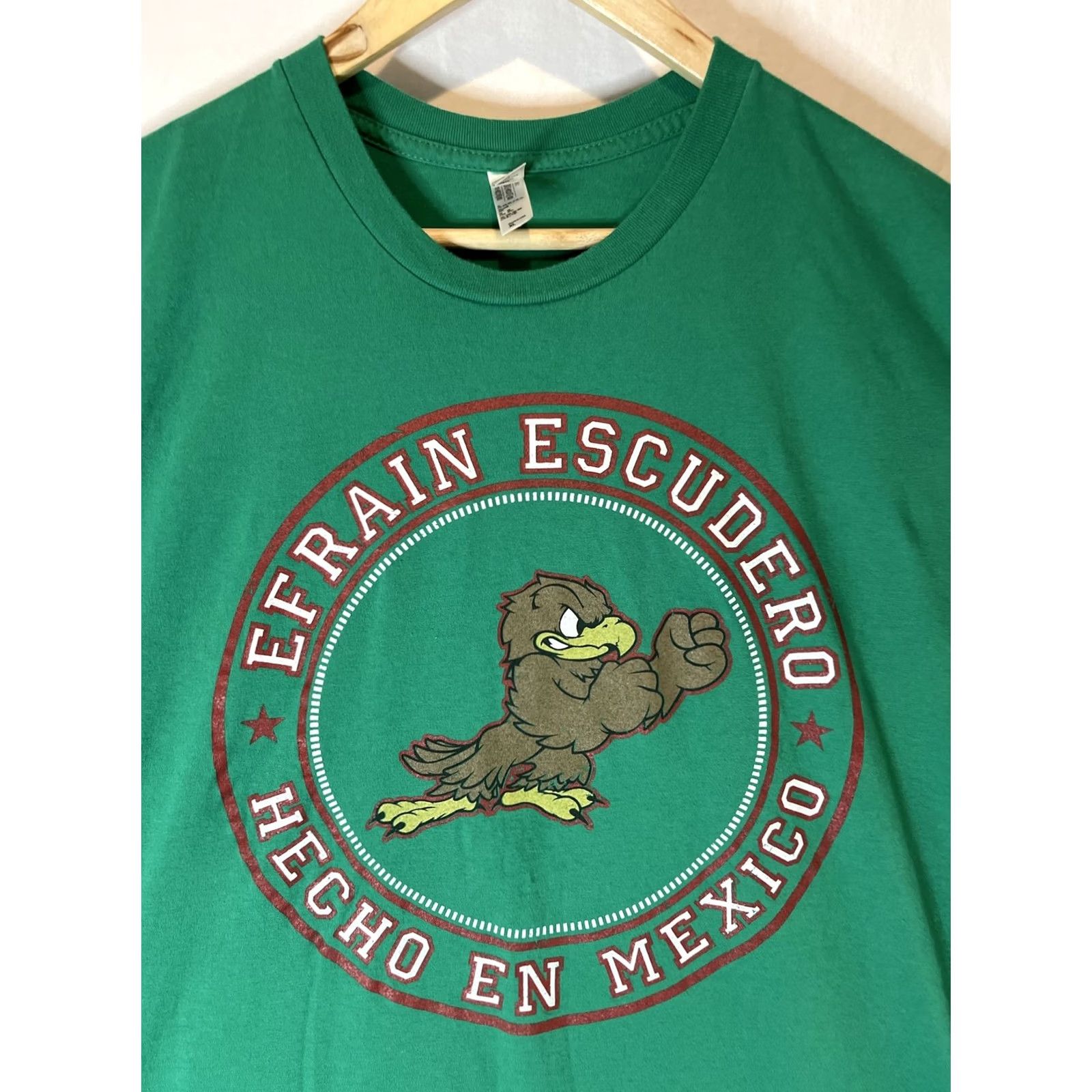 American Apparel Efrain Escudero Shirt Mens XL Green Training Camp Fight MMA Fighting Shirt Size US XL / EU 56 / 4 - 3 Thumbnail
