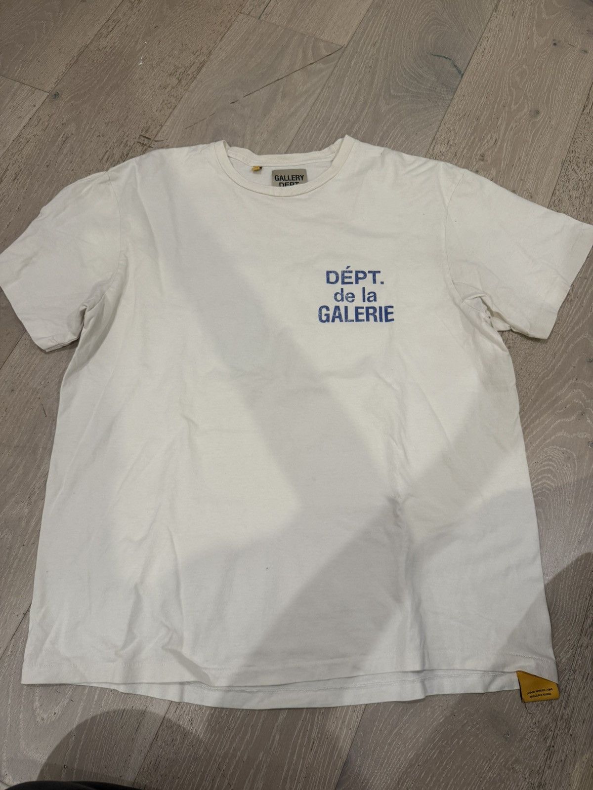 Gallery Dept. Gallery Dept Tee cream on blue Size US L / EU 52-54 / 3 - 1 Thumbnail