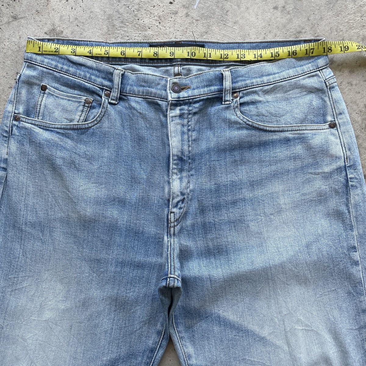 Japanese Brand W36x28.5 Vintage Japanese Faded Regular Jeans Denim Pants Size US 36 / EU 52 - 5 Thumbnail