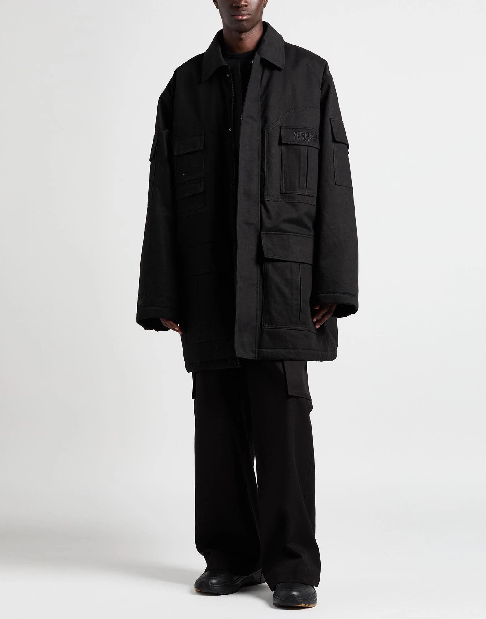Vetements GRAIL Multi Cargo Back Pocket Zip Army Blackout Parka FW24 Size US S / EU 44-46 / 1 - 20 Thumbnail