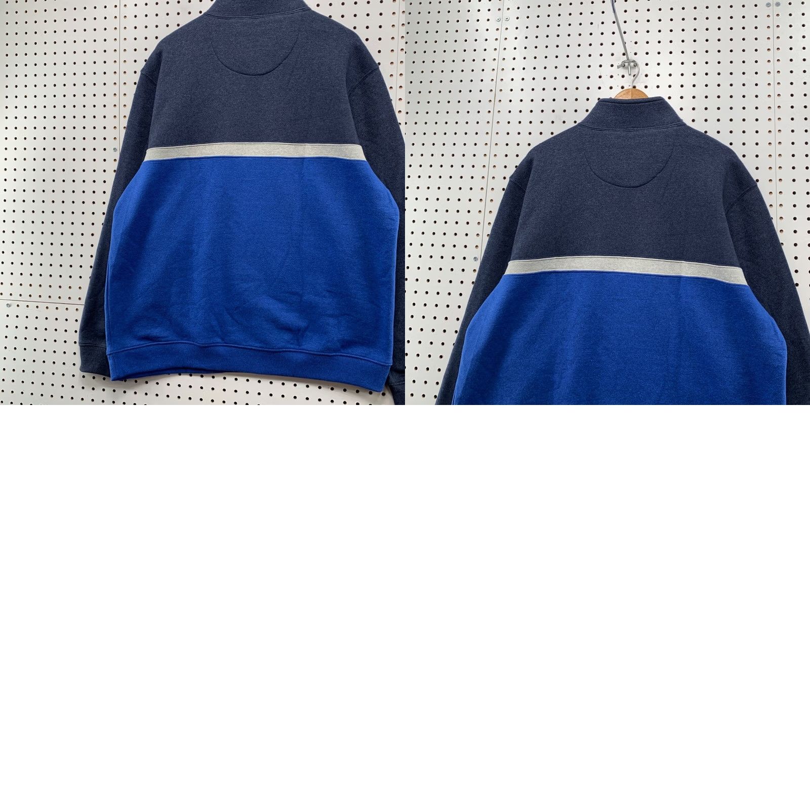 Izod IZOD Advantage Performance 1/4 Zip Pullover Sweater Mens 2XL BLUE NWT Size US XXL / EU 58 / 5 - 10 Thumbnail