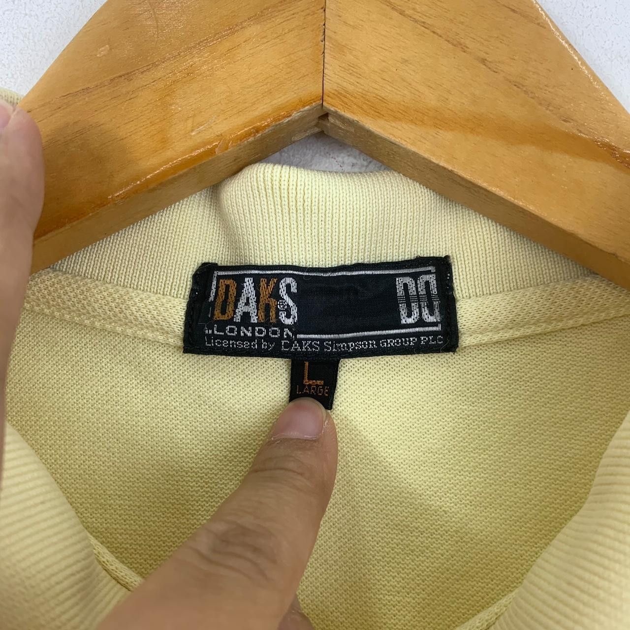 DAKS Vintage DAKS LONDON GOLF Collection Polo Tee Shirt Size US L / EU 52-54 / 3 - 3 Thumbnail