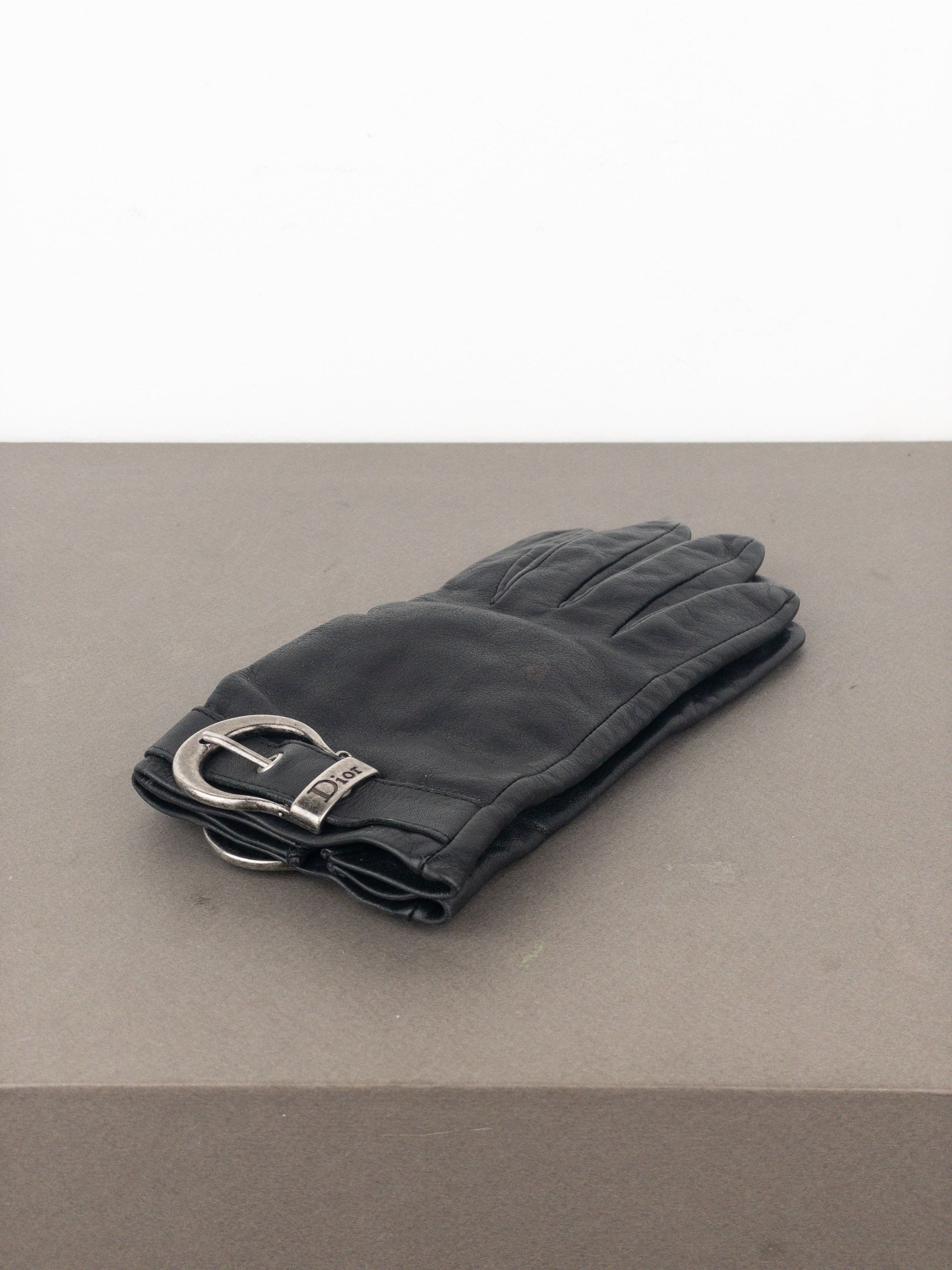 Dior by Galliano SS06 ‘Gaucho’ Leather Gloves Size ONE SIZE - 1 Thumbnail