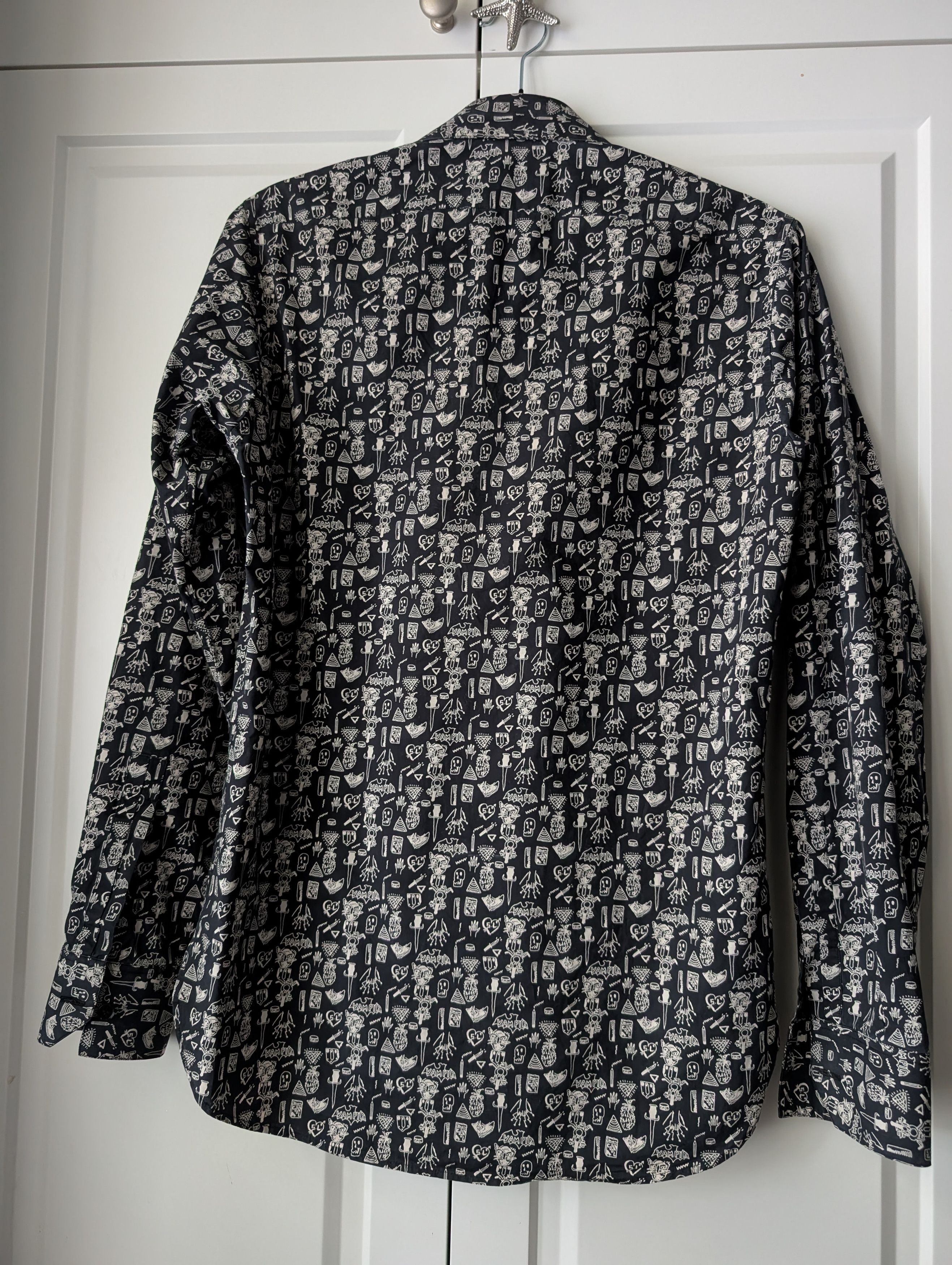 Hedi Slimane × Saint Laurent Paris FW14 Hedi Slimane Hunx & Punx Doodle Button Up Size US S / EU 44-46 / 1 - 2 Thumbnail