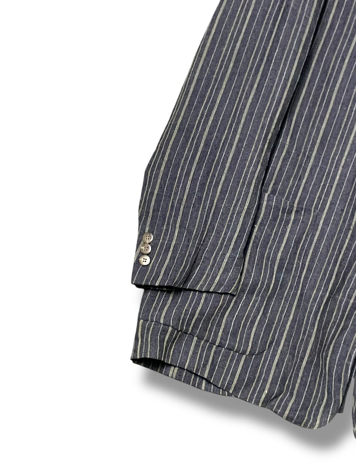 Donna Karan × Japanese Brand × Vintage Vintage Donna Karan Signature Stripe Coat (71) Size US S / EU 44-46 / 1 - 5 Thumbnail