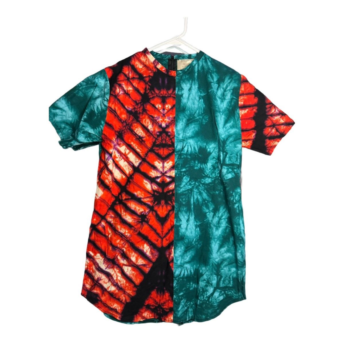 Designer Mangishi Doll Aria Mix Tie Dye Shirt Dress Dress Size 4 Size S / US 4 / IT 40 - 1 Thumbnail