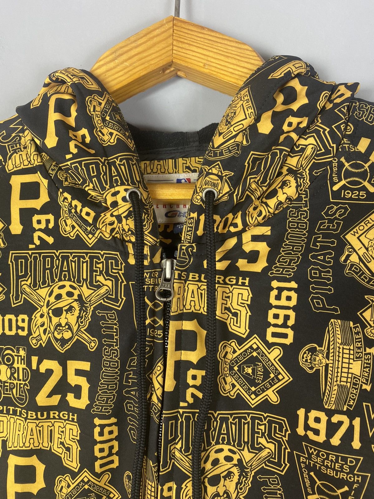 Vintage Pittsburg pirates monogram jacket genuine merchandise Size US XXL / EU 58 / 5 - 4 Thumbnail