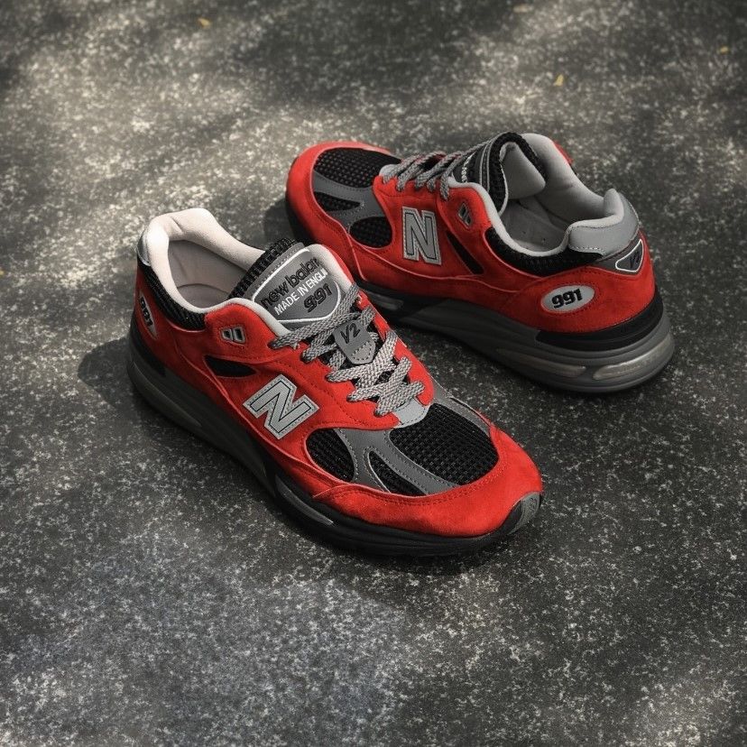 New Balance 991v2 City Pack Shanghai Red U991KR2 Trainers Size US 10 / EU 43 - 1 Thumbnail