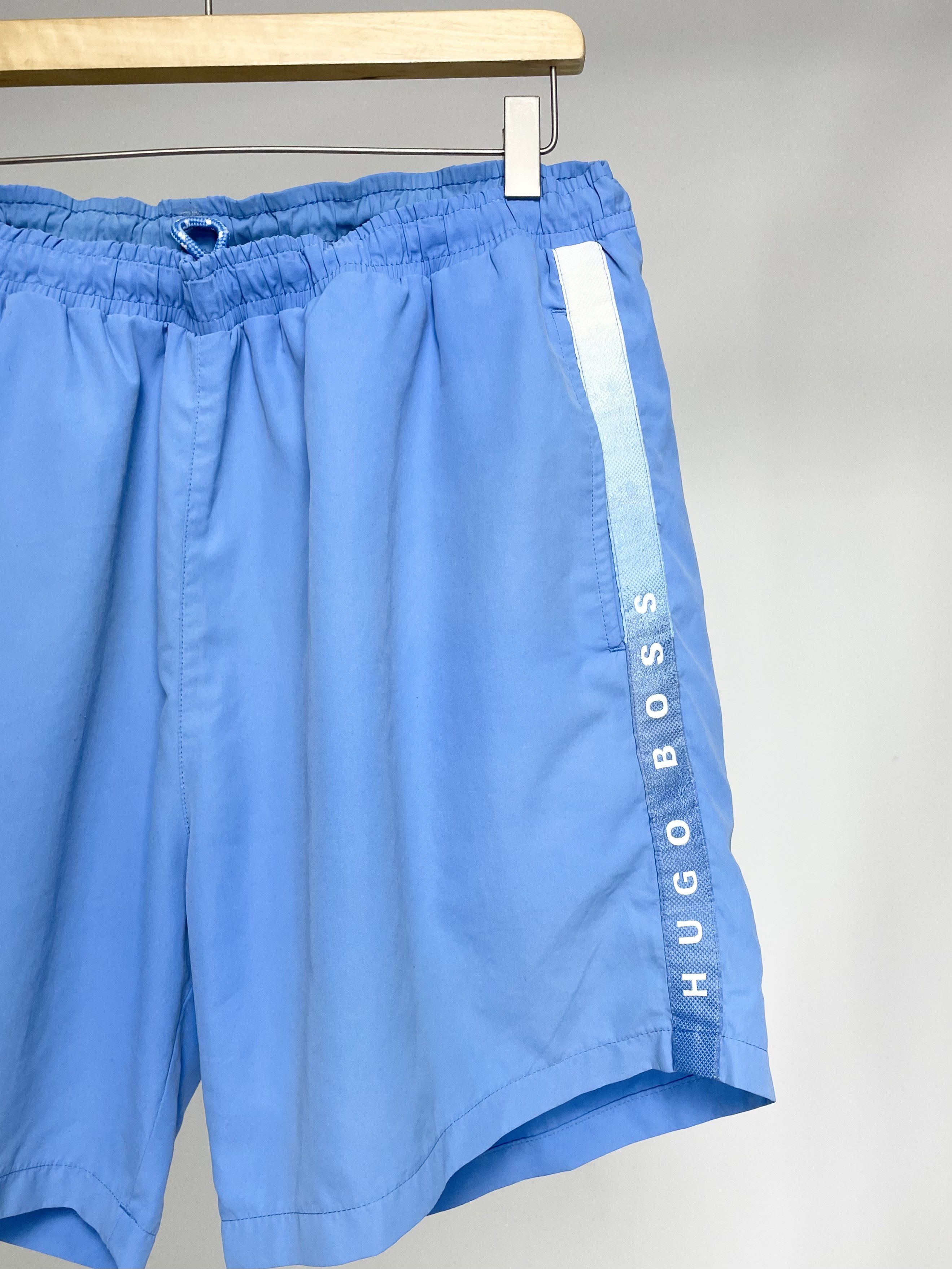 Hugo Boss Hugo Boss ( Size XL ) Light Blue Swimming Nylon Shorts Size US 36 / EU 52 - 5 Thumbnail