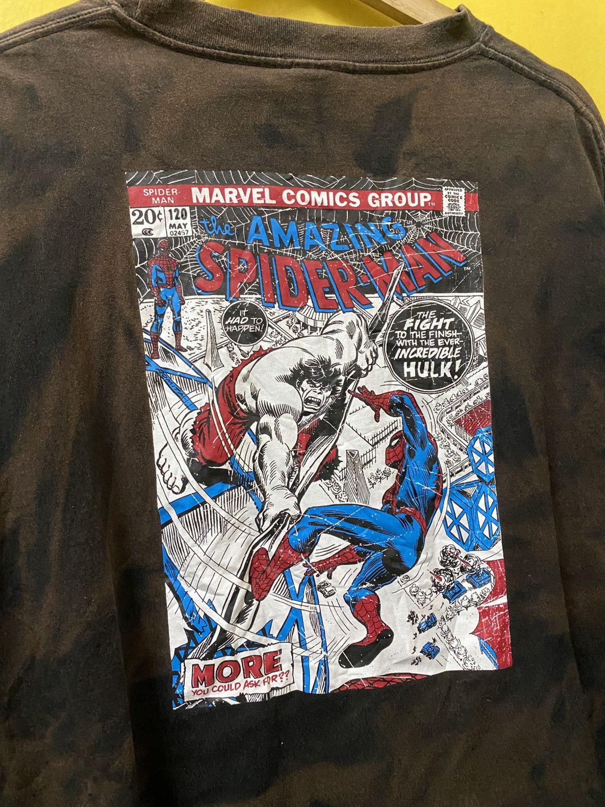 Marvel Comics Mervel Spiderman Sweatshirt Faded Crewneck Size US L / EU 52-54 / 3 - 7 Thumbnail