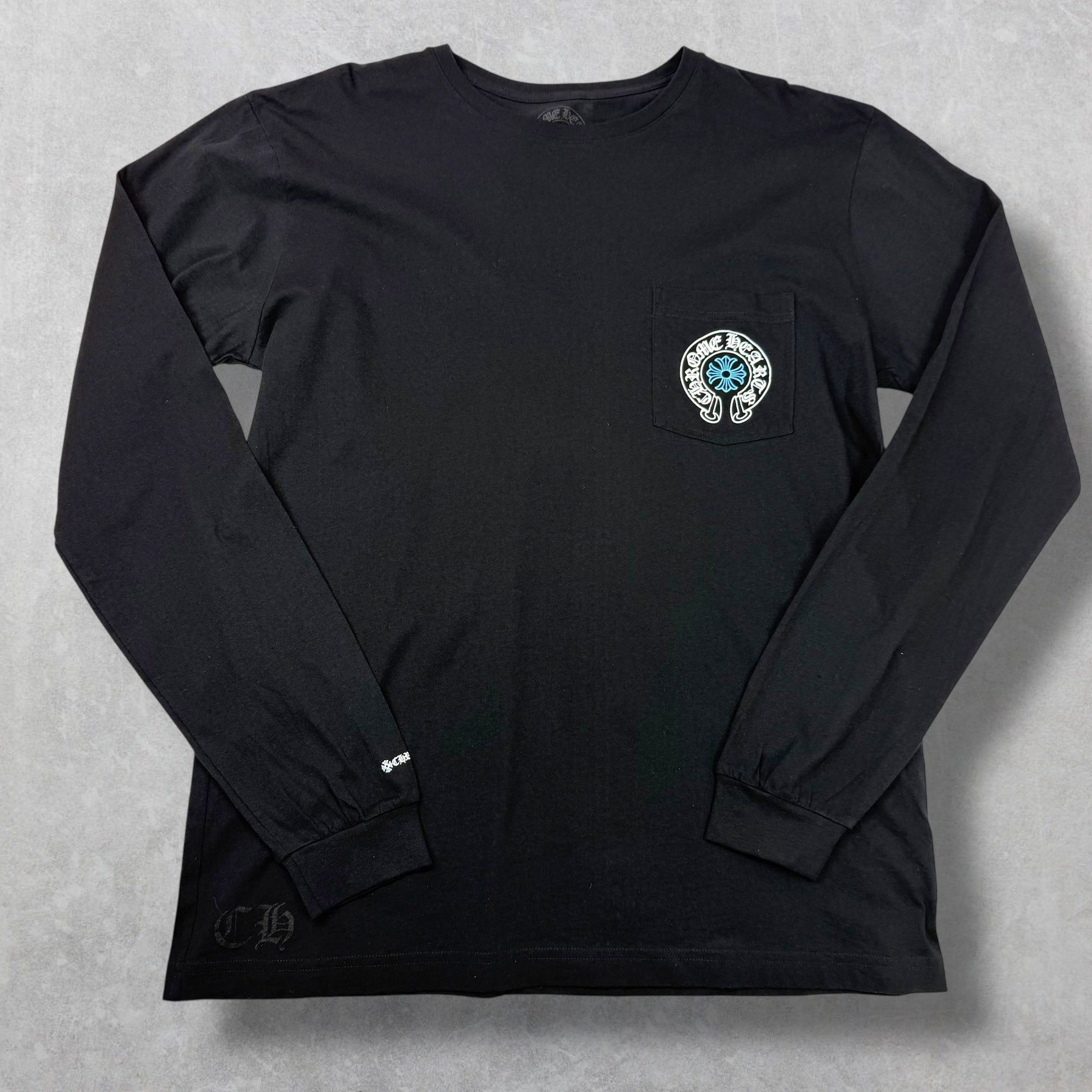 Chrome Hearts Chrome Hearts Horseshoe Plus Logo Baby Blue Staff L/S XL Size US XL / EU 56 / 4 - 2 Thumbnail