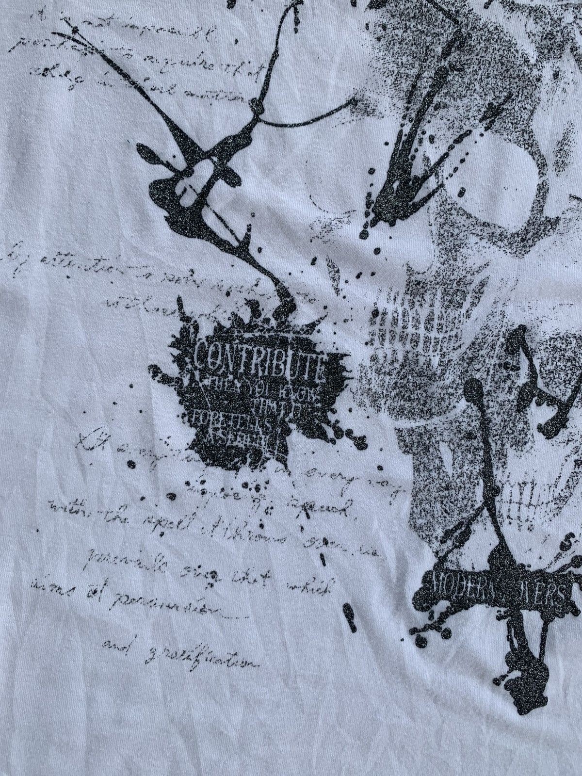 Japanese Brand 2000’s Japanese archive poem Skull ifsixwasnine lgb style Size US L / EU 52-54 / 3 - 9 Thumbnail