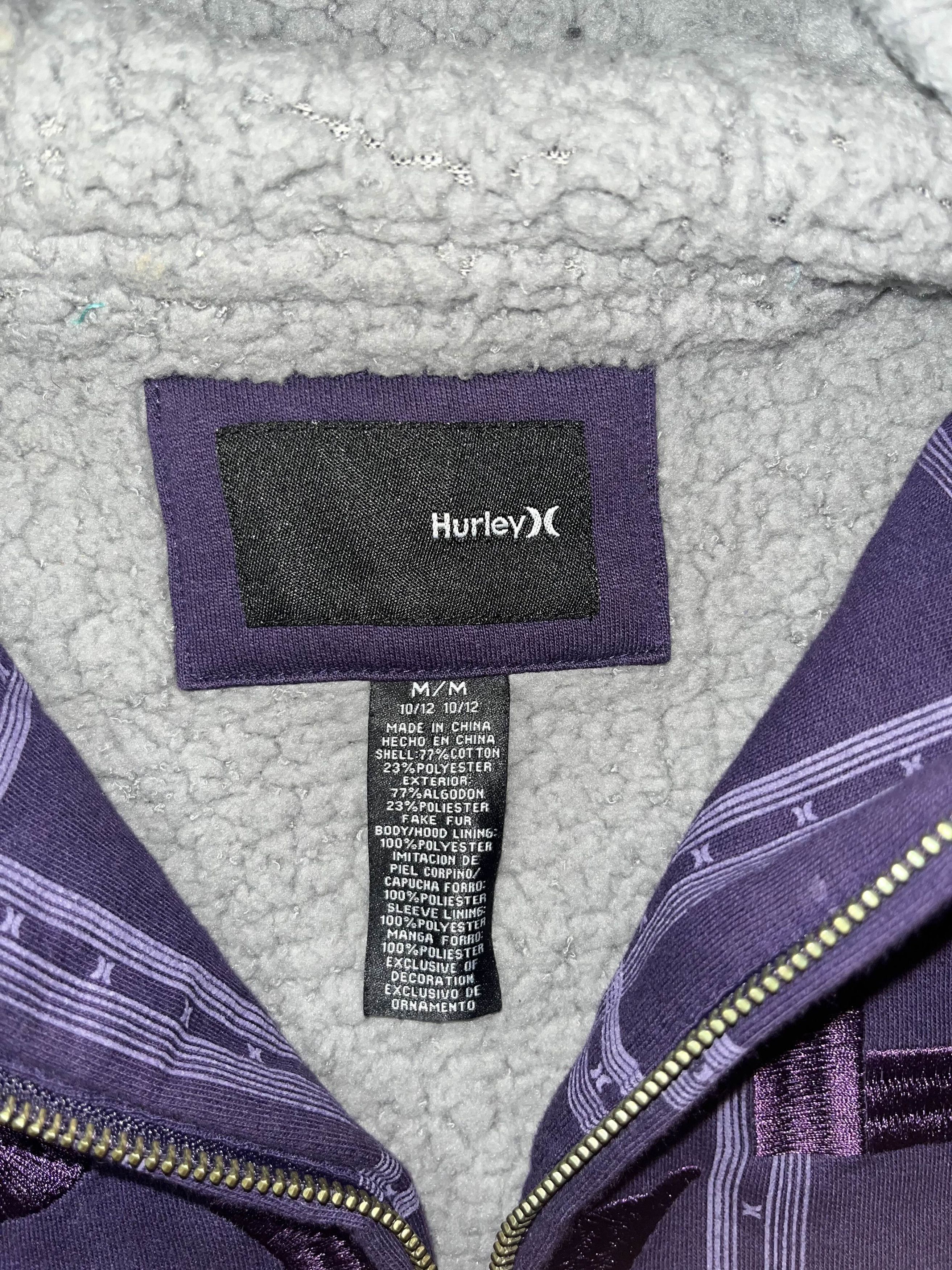 Hurley × Vintage Y2K Hurley Thick Zip-Up Size US M / EU 48-50 / 2 - 5 Thumbnail