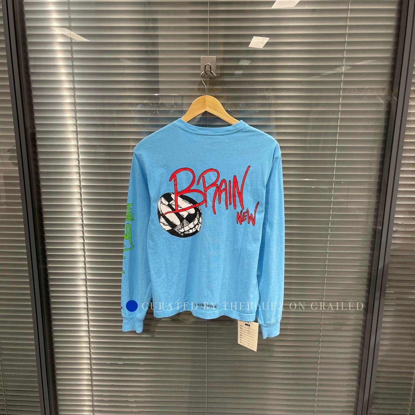 Chrome Hearts Blue Graffiti Long Sleeve Tee by Mattyboy Size US S / EU 44-46 / 1 - 1 Thumbnail