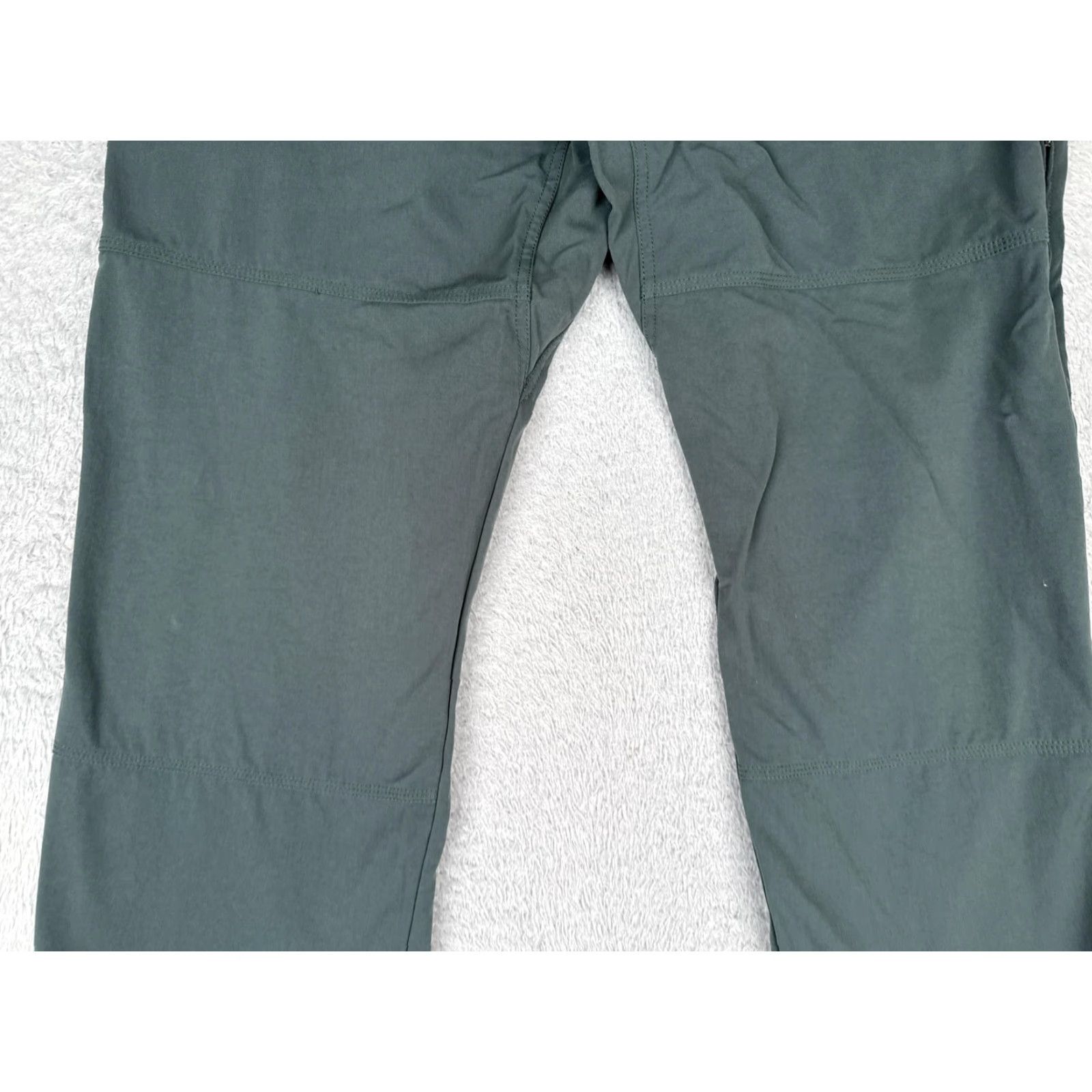 Prana PrAna Pants Men Green Large Nylon Hiking Climbing Quick Dry Breathe Hike 32x31 Size US 33 - 3 Thumbnail