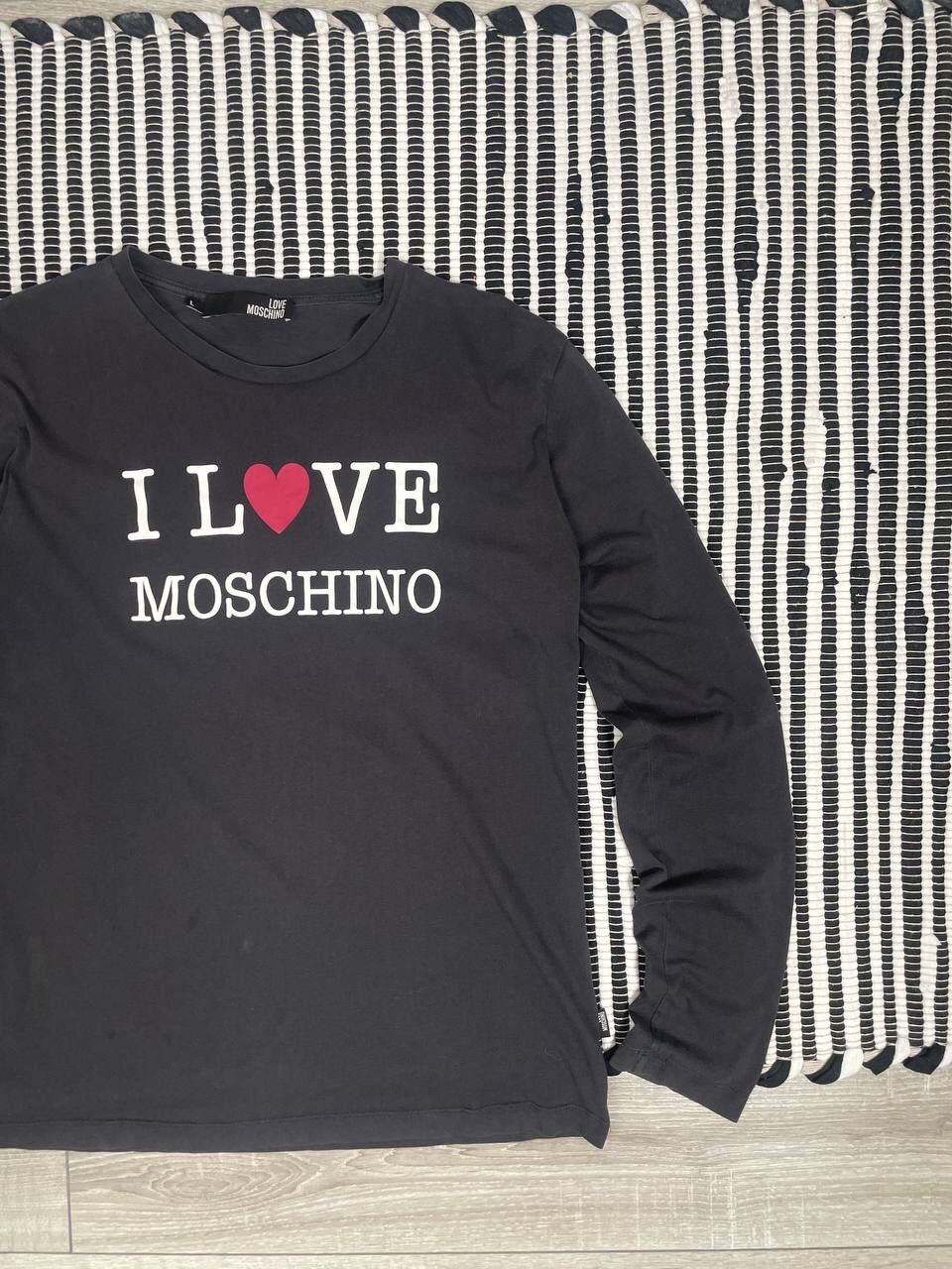 Moschino Love Moschino Big Logo Long Sleeve Shirt Y2K Size US L / EU 52-54 / 3 - 3 Thumbnail