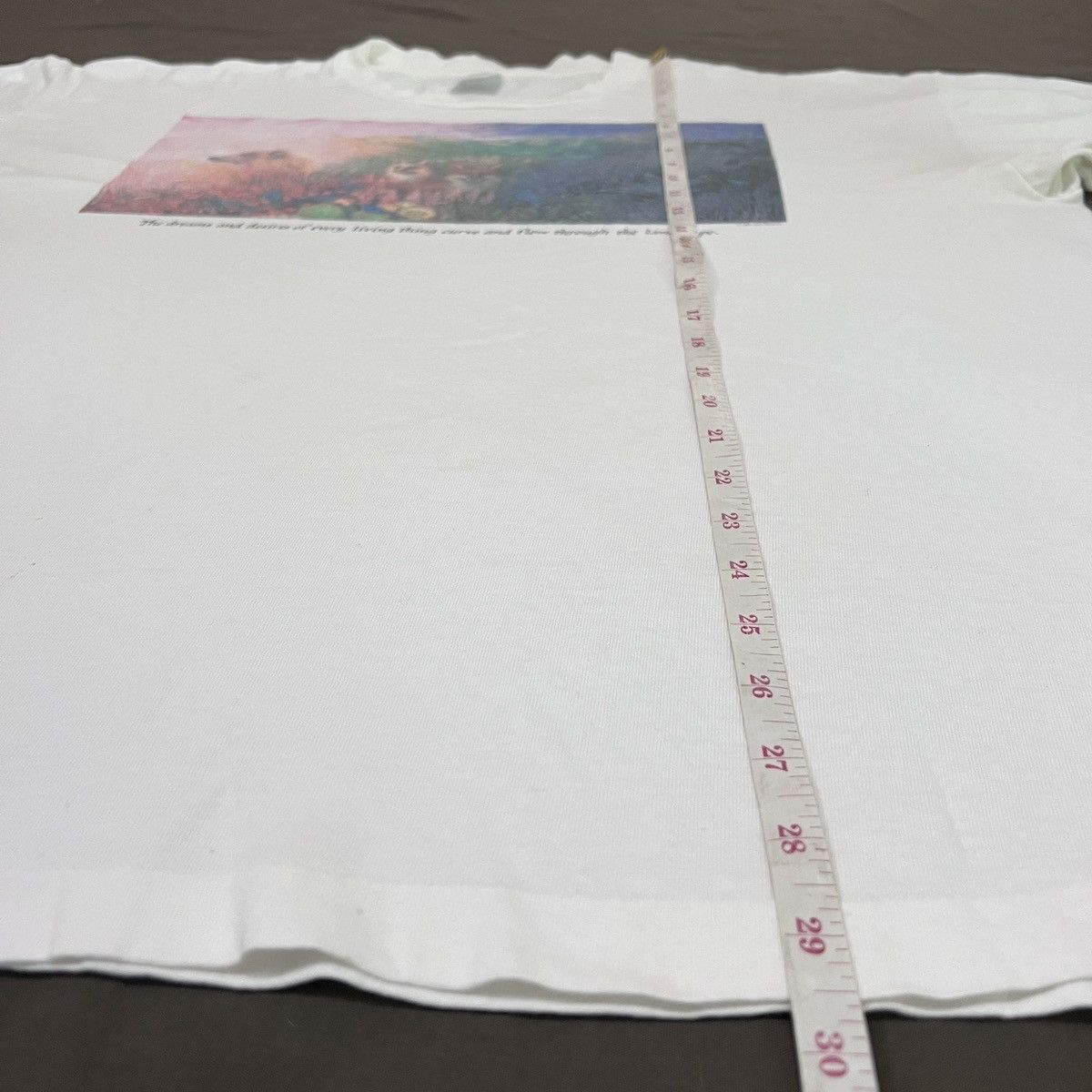 Vintage Vintage 90s JIM MORRIS ANIMAL LANDSCAPE ART Tee 2XL Size US XXL / EU 58 / 5 - 12 Thumbnail