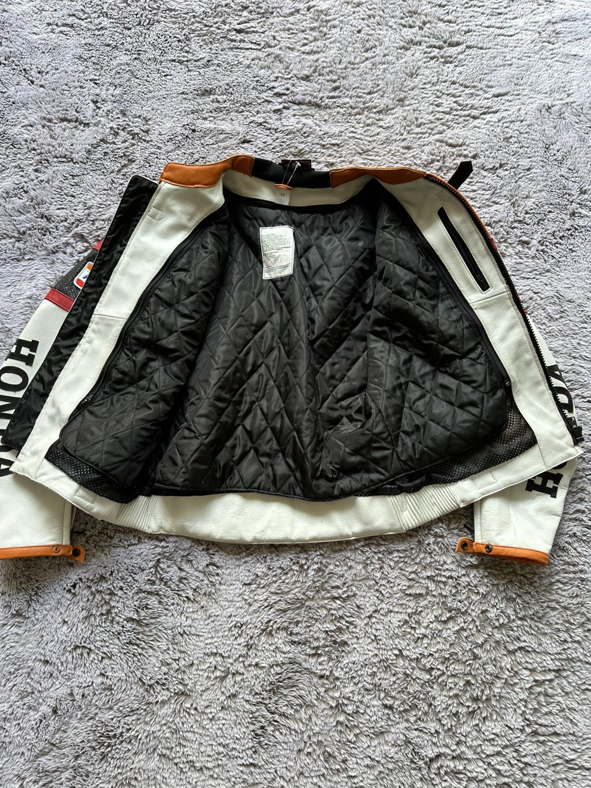 Red Bull Red Bull Honda Leather Jacket size 52 with tags Size US L / EU 52-54 / 3 - 14 Thumbnail