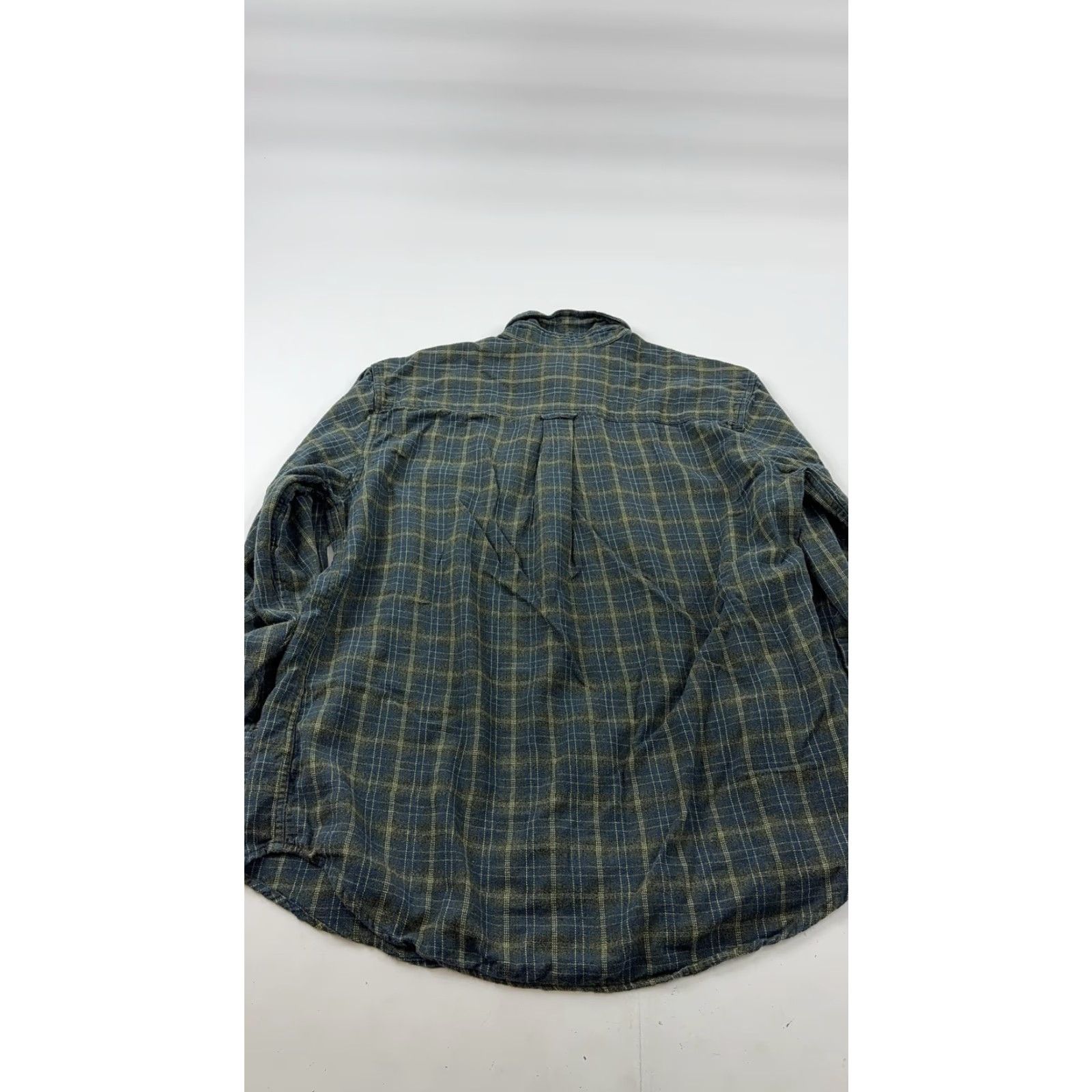 Vintage VINTAGE Woolrich Shirt Mens L Blue Plaid Flannel Button-Front Long Sleeve Casual Size US L / EU 52-54 / 3 - 6 Thumbnail