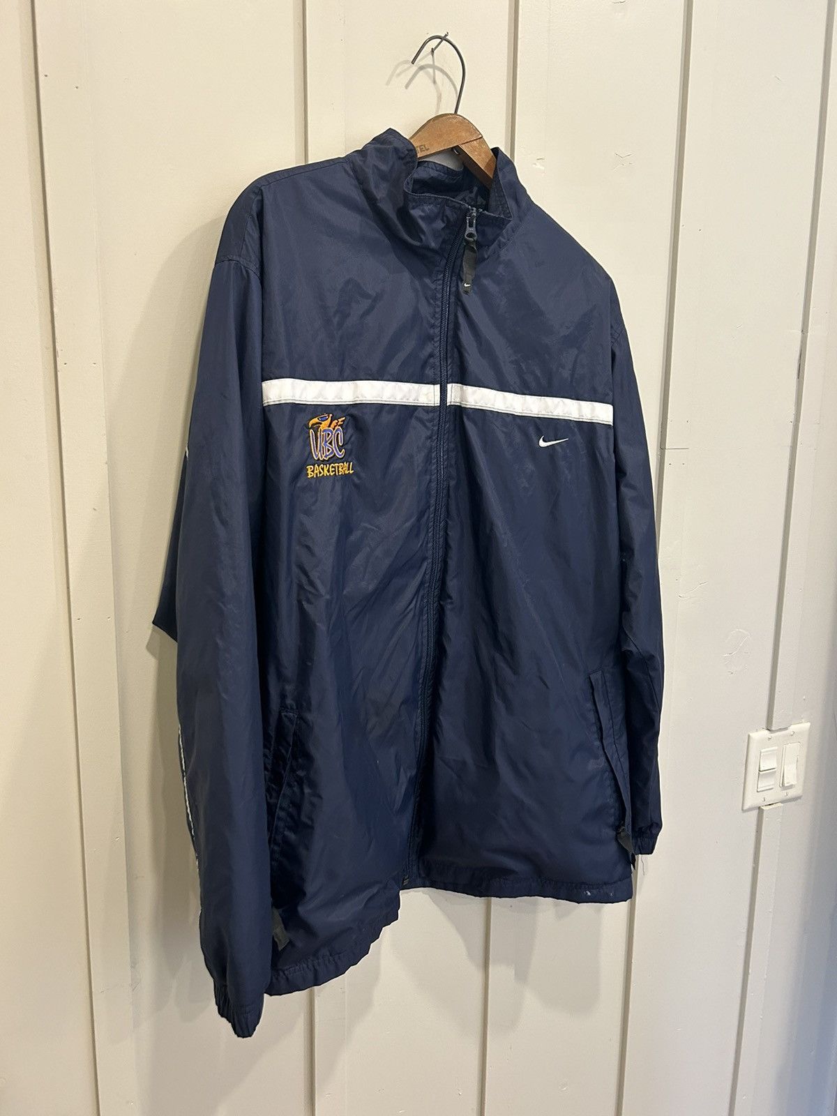 Nike × Vintage 1990s Vintage Nike University Jacket Size US XL / EU 56 / 4 - 3 Thumbnail