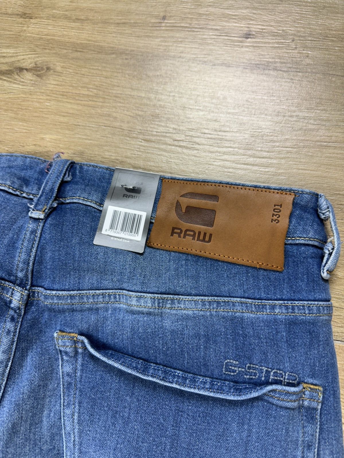 G-Star NEW🏷️ G-Star Raw 3301 OT Slim Denim Jeans Size US 32 / EU 48 - 10 Thumbnail