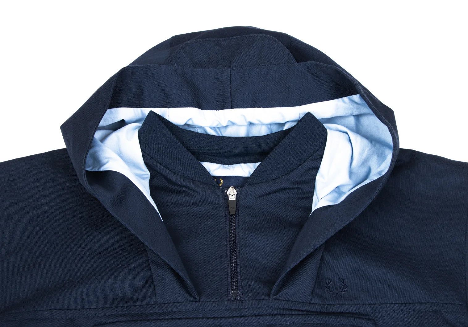 Fred Perry Hooded Anorak Hoodie in Navy, Size L Size US L / EU 52-54 / 3 - 4 Thumbnail