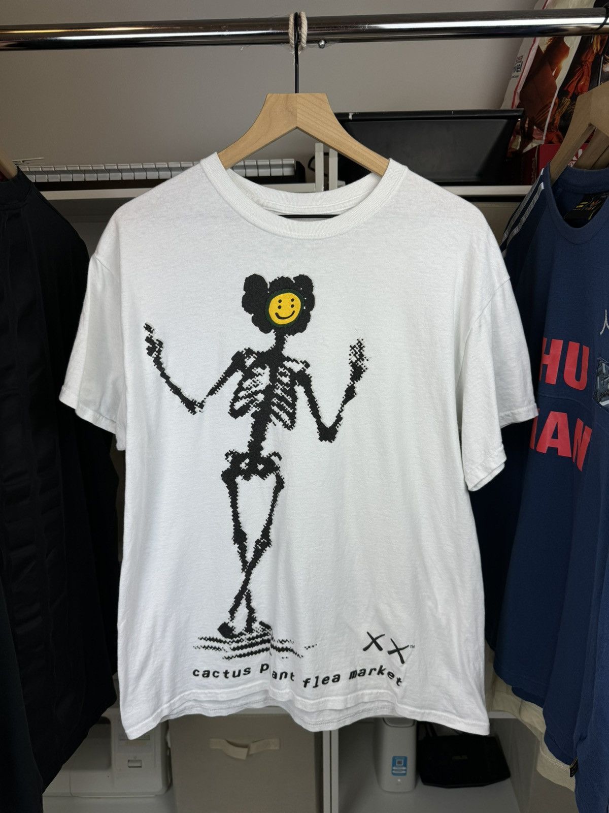 Cactus Plant Flea Market × Kaws CPFM x Kaws T-Shirt | Grailed