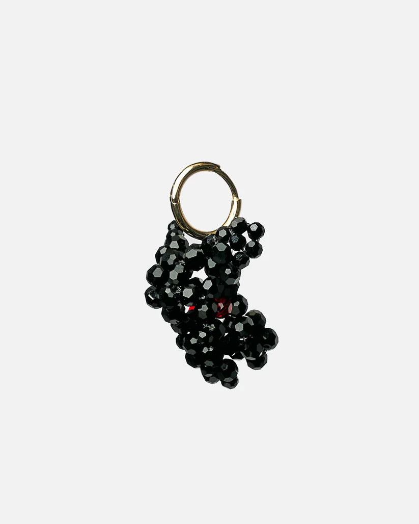 Simone Rocha o1s1v1r1oon0925 Size: OS/Creature Head Earrings in Black Size ONE SIZE - 2 Thumbnail