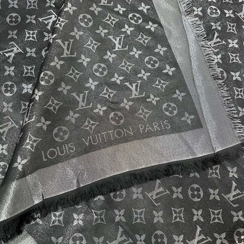 Louis Vuitton louis vuitton silk monogram shawl-2507 Size ONE SIZE - 3 Thumbnail