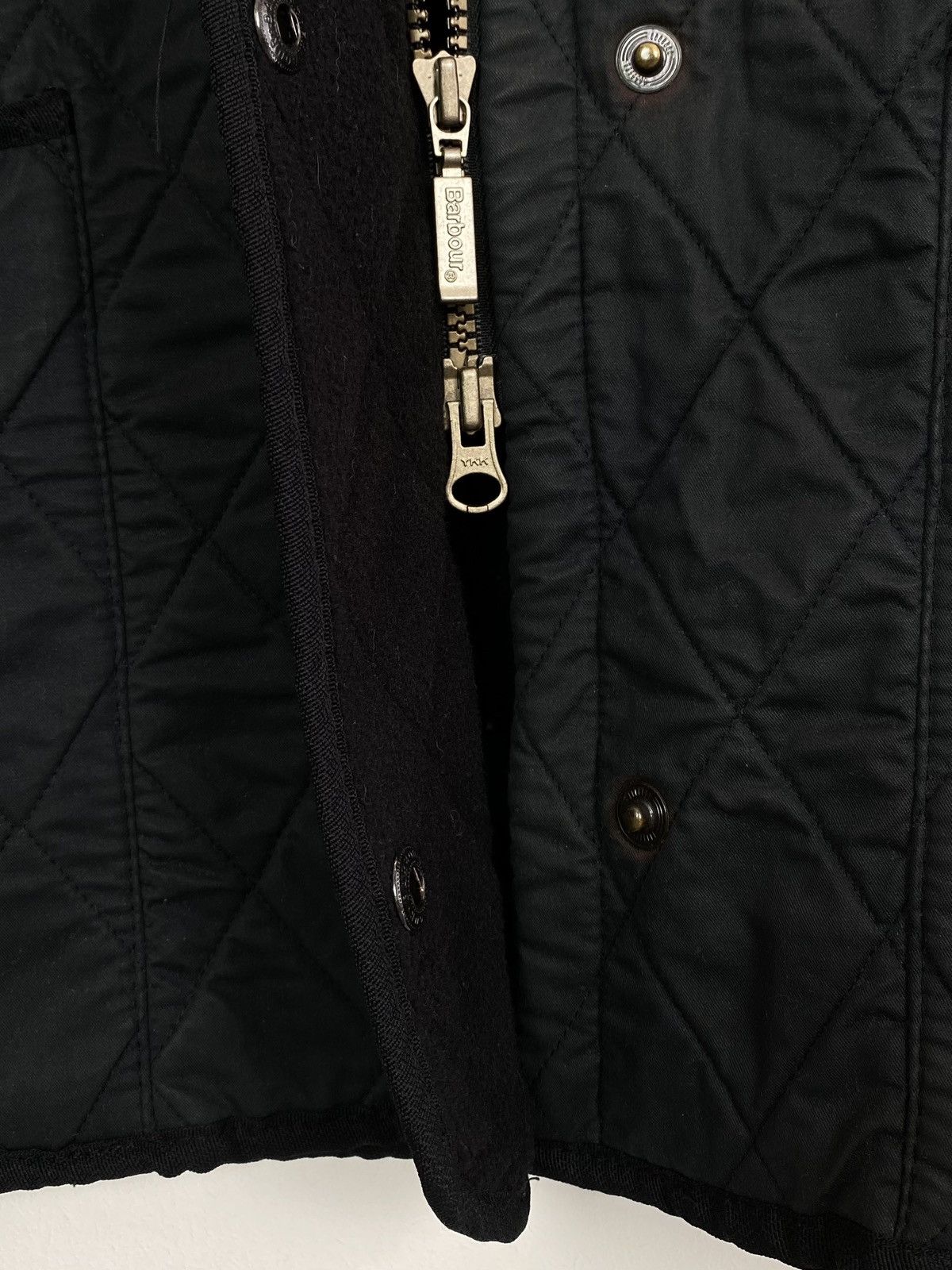 Designer Barbour Soft Duracotton Polarquilt Jacket Padded Size UK12 Size M / US 6-8 / IT 42-44 - 7 Thumbnail