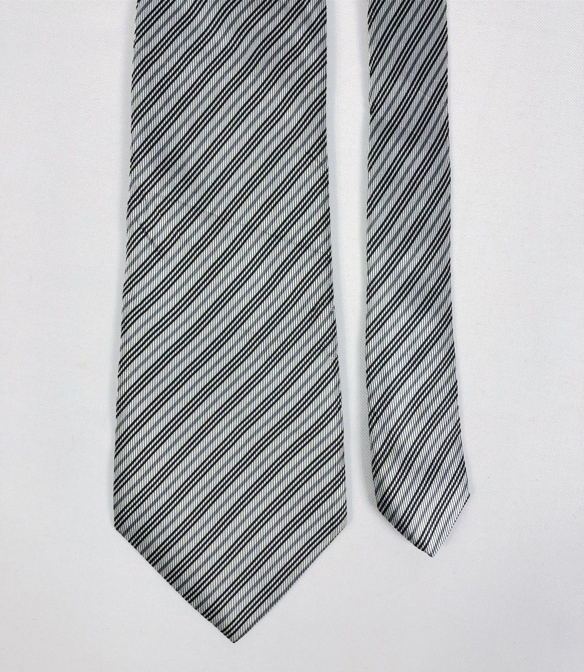 Christian Dior Monsieur Rare Vintage Christian Dior Monsieur Stripes Silk Tie Size ONE SIZE - 3 Thumbnail