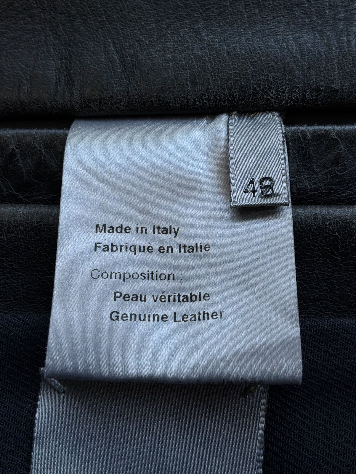 Dior AW03 Dior - Hedi Slimane - Luster Leather Jacket Size US S / EU 44-46 / 1 - 14 Thumbnail