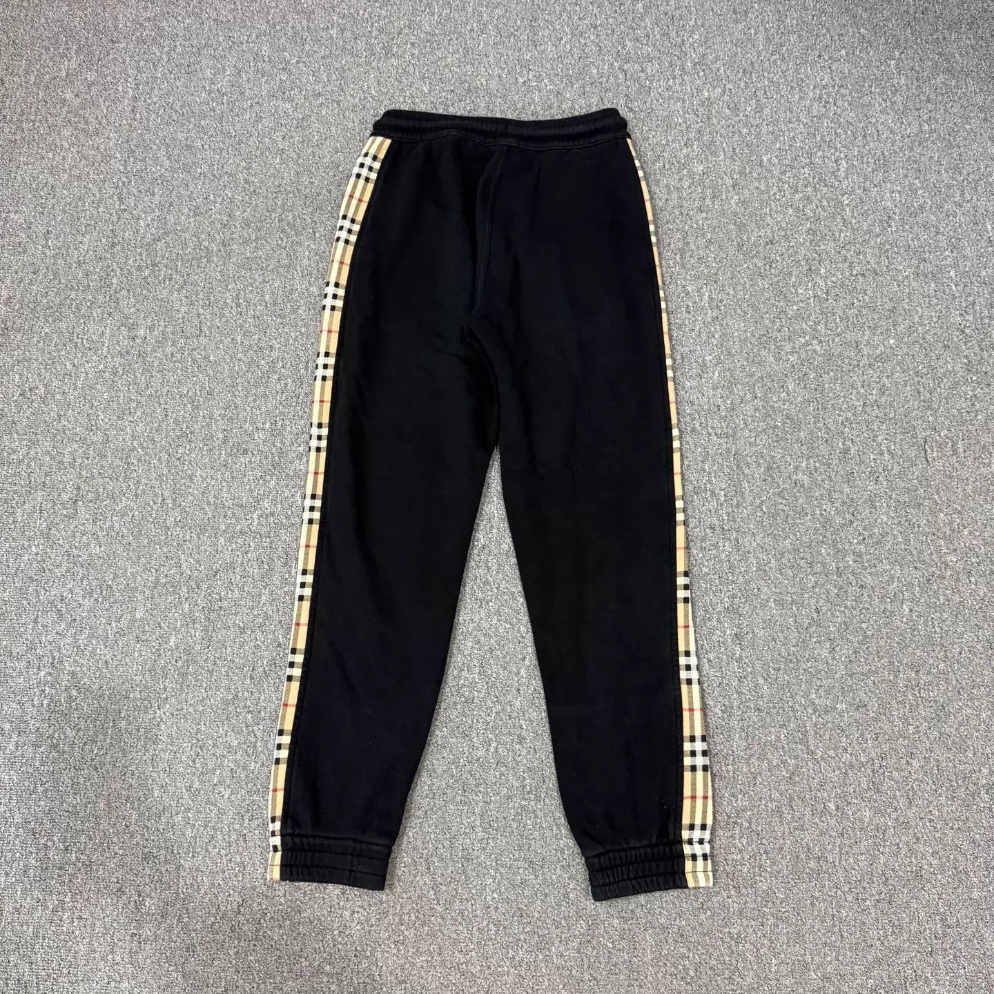 Burberry Burberry Black Check Paneled Track Pants XS Size 25" / US 0 / IT 36 - 2 Thumbnail