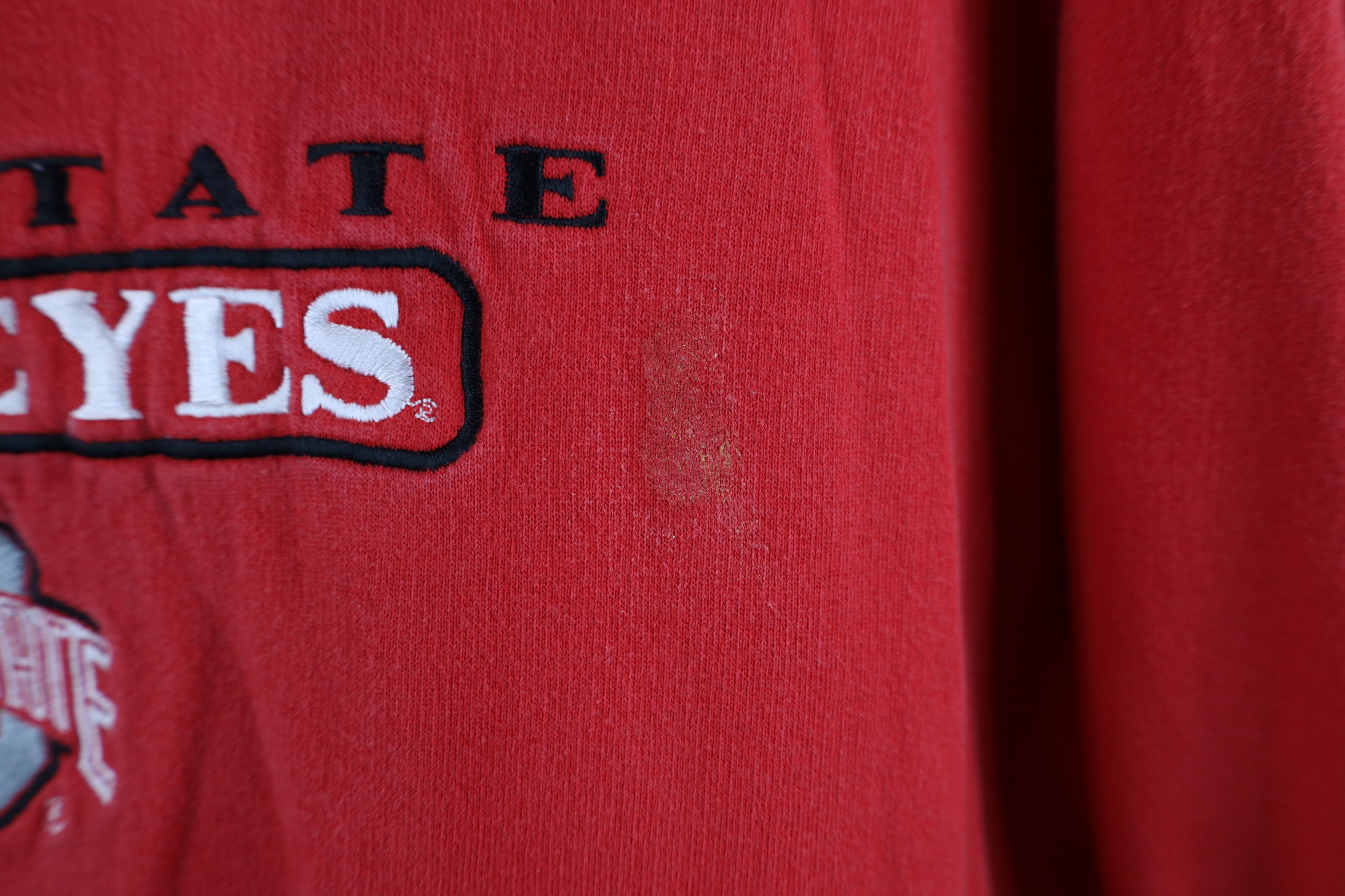 Starter × Vintage Vintage 90s Starter Ohio State University Hoodie Sweatshirt Size US L / EU 52-54 / 3 - 5 Thumbnail