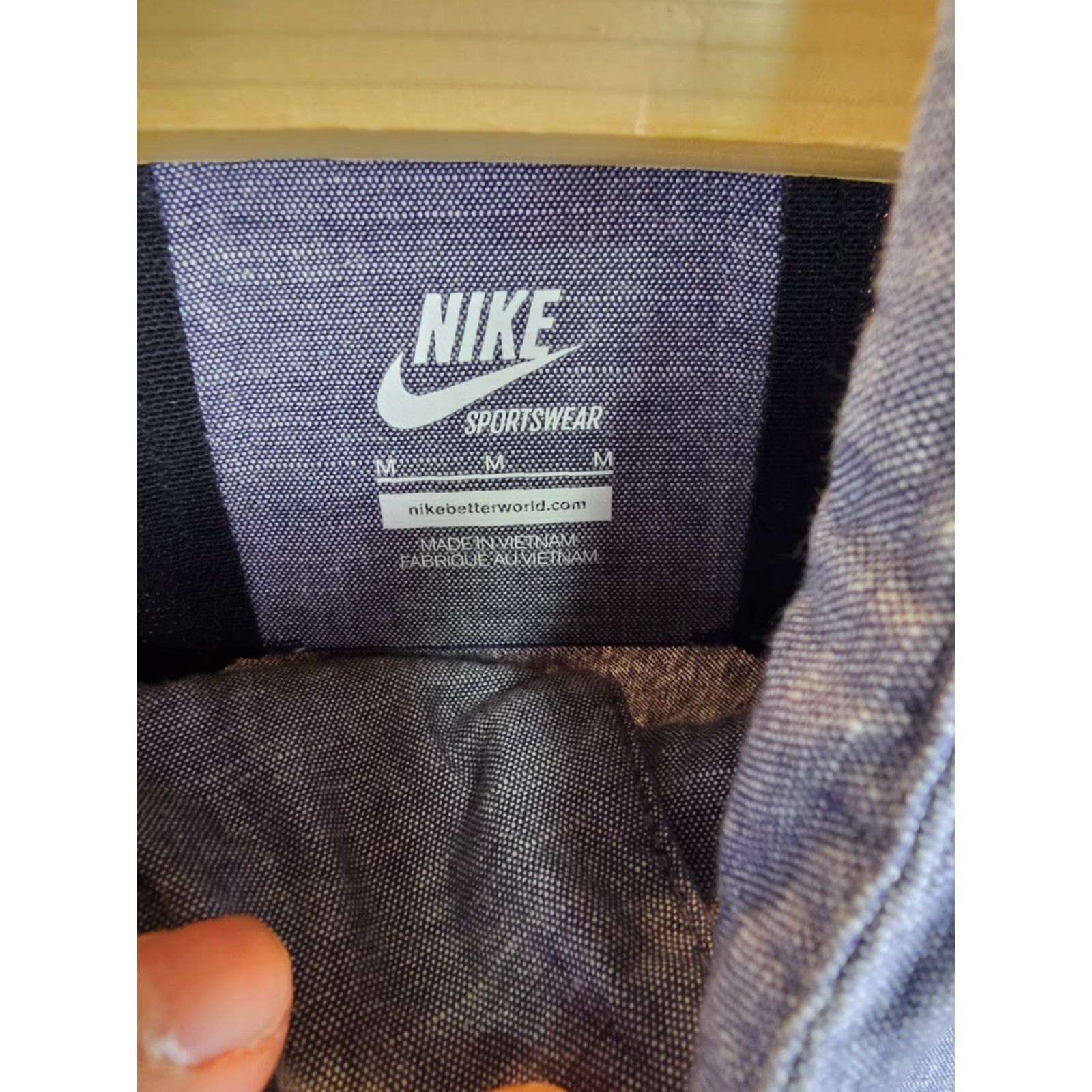 Nike VINTAGE NIKE WINDBREAKER JACKET MILITARY STYLE SZ MEDIUM NAVY BLUE Mens Windbreaker Jacket 90s Style Size US M / EU 48-50 / 2 - 6 Thumbnail