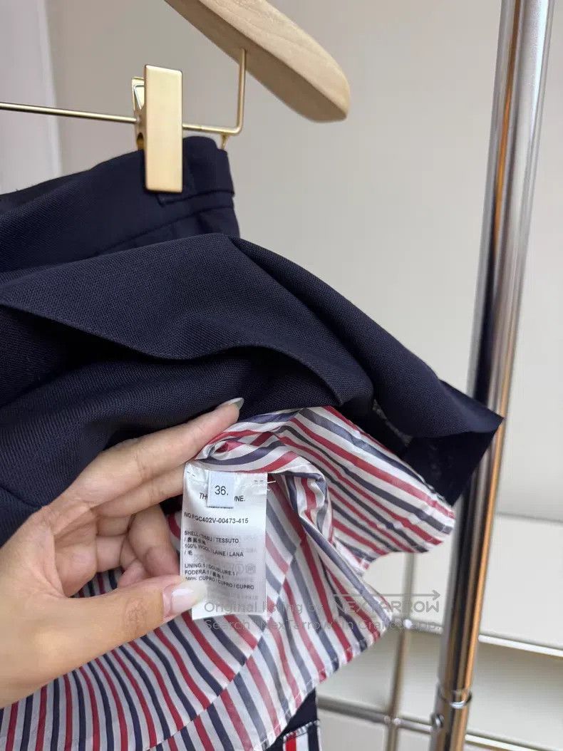 Thom Browne Thom Browne Dark Blue Pleated Skirt Size 24" / US 00 / IT 34 - 5 Thumbnail