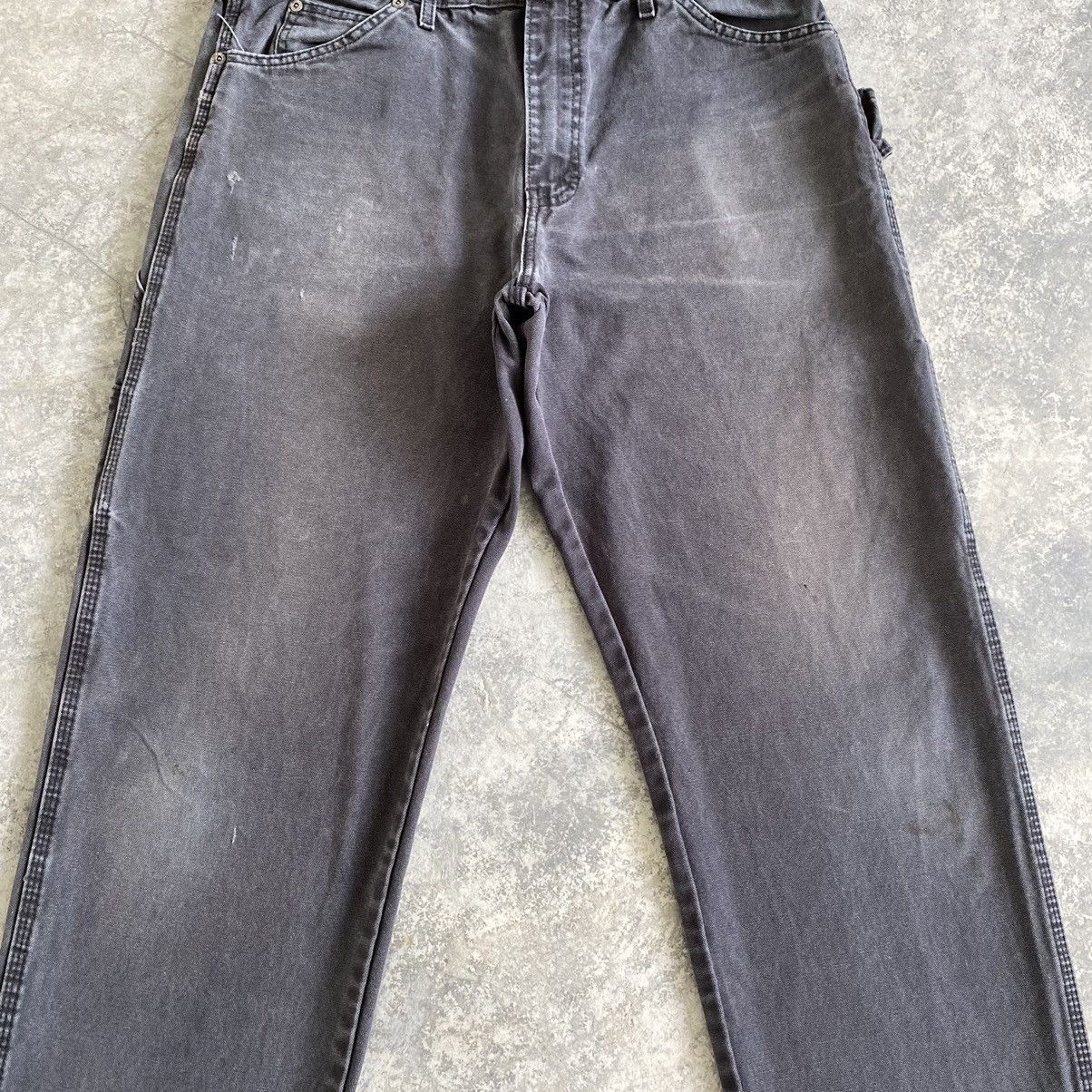 Dickies Vintage Dickies Faded Black Carpenter Work Pants Size US 36 / EU 52 - 4 Thumbnail