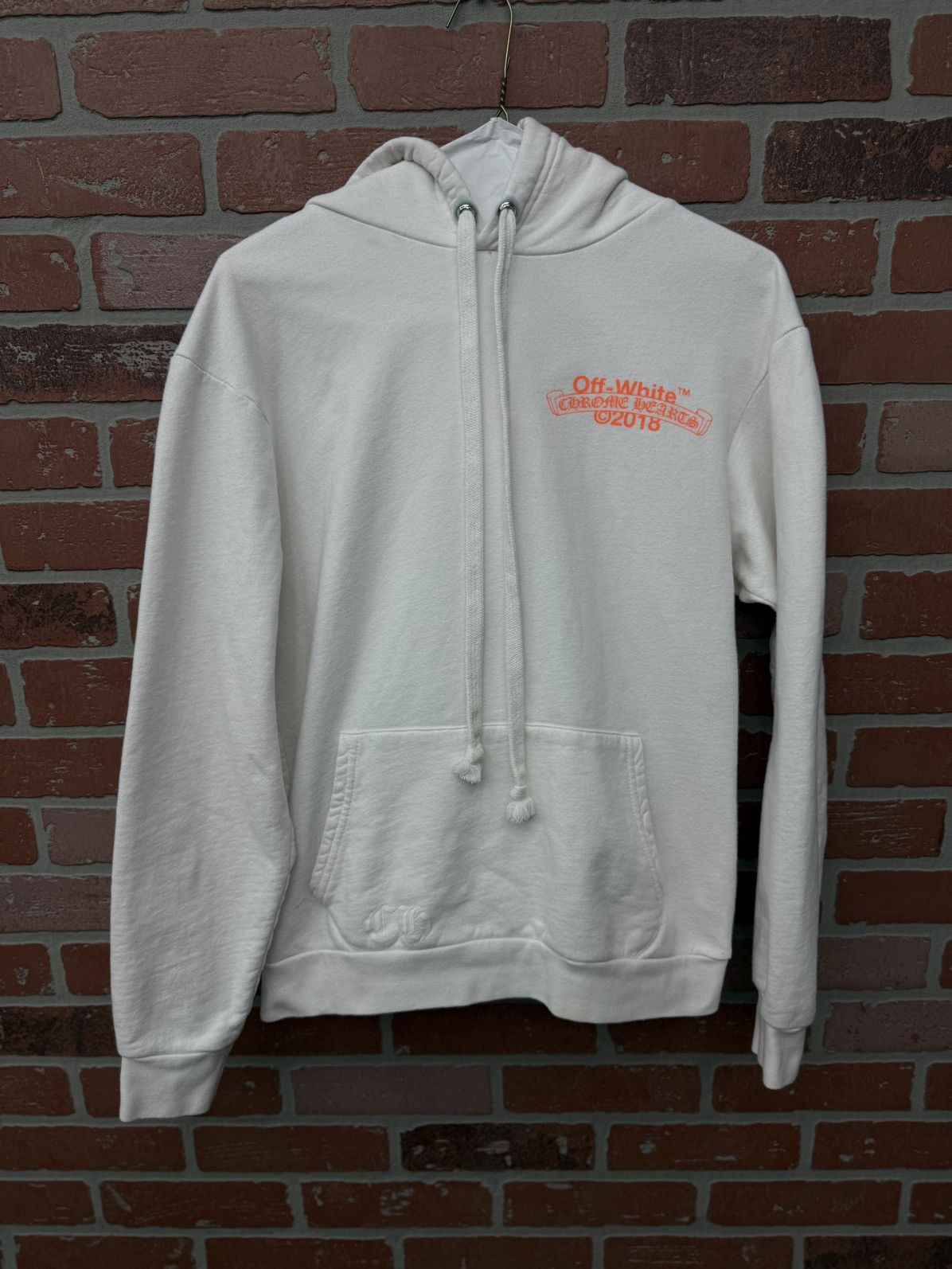 Chrome Hearts × Off-White Chrome Hearts Off White Hoodie Size M (RARE EXLUSIVE) Size US M / EU 48-50 / 2 - 1 Thumbnail